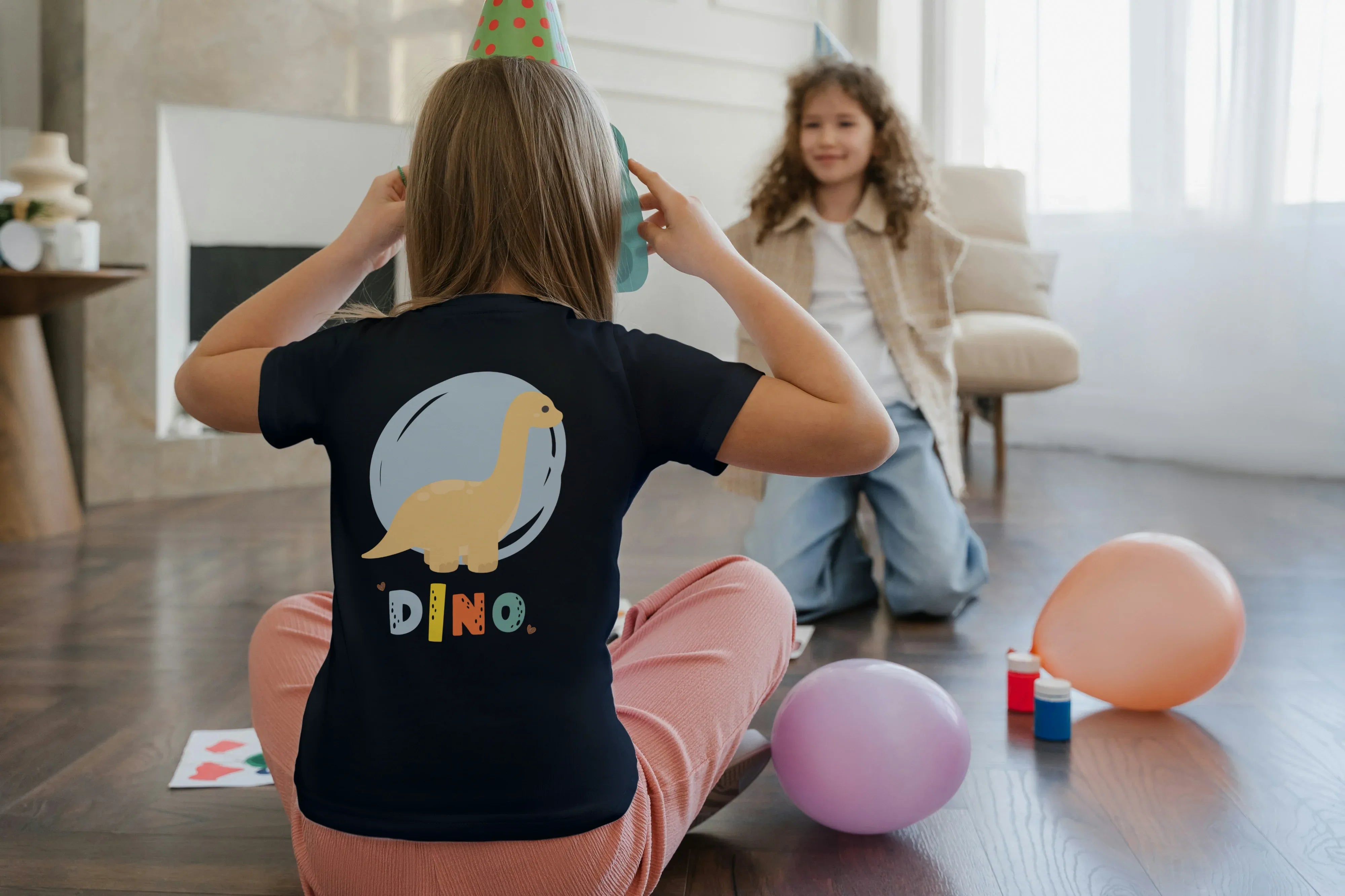 Dino Graphic T-Shirt for Girl's - Not So Suttle