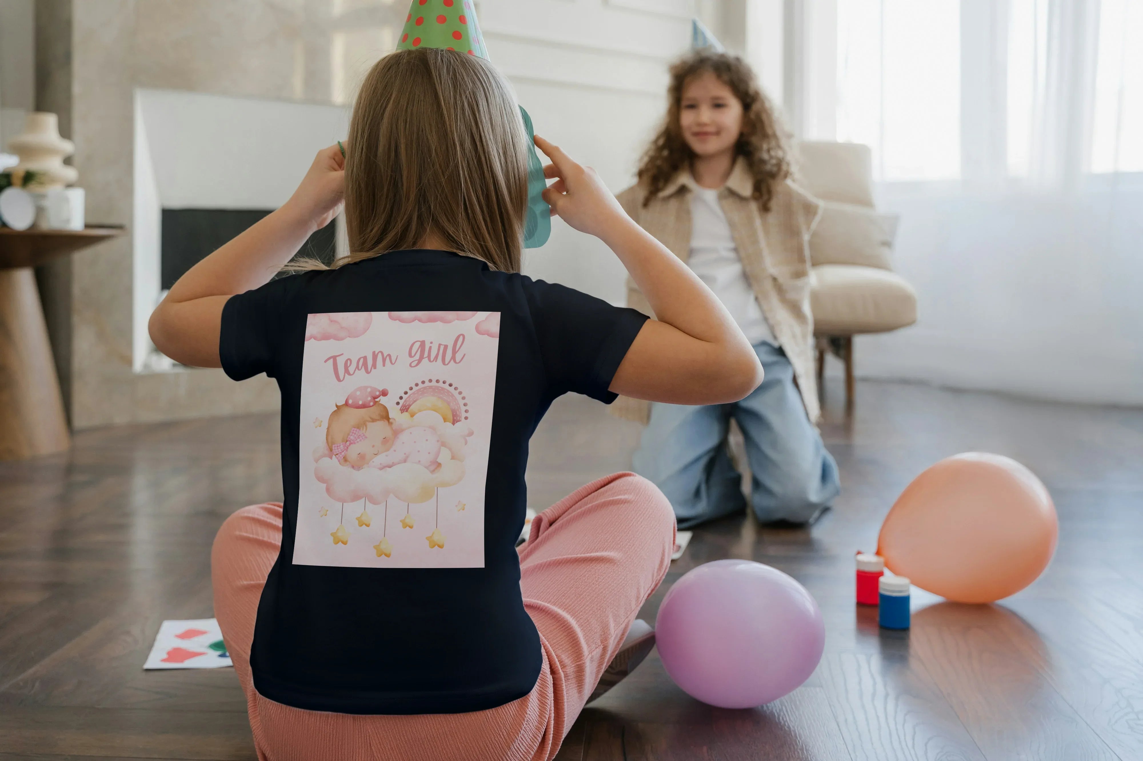 Team Girl Graphic T-Shirt for Girl's - Not So Suttle