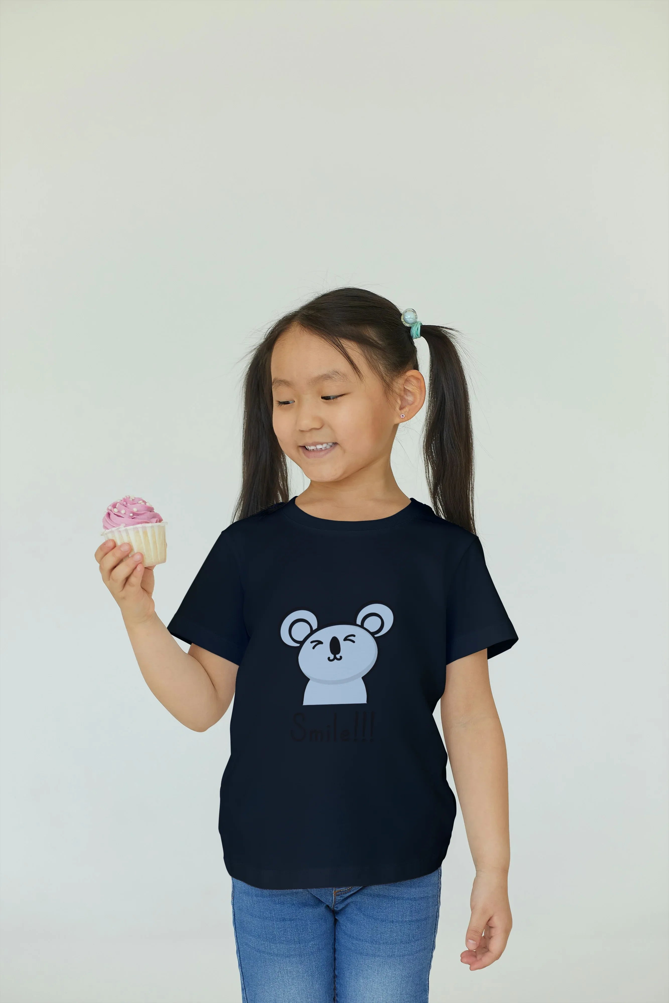 Smile Graphic T-Shirt for Girl's - Not So Suttle