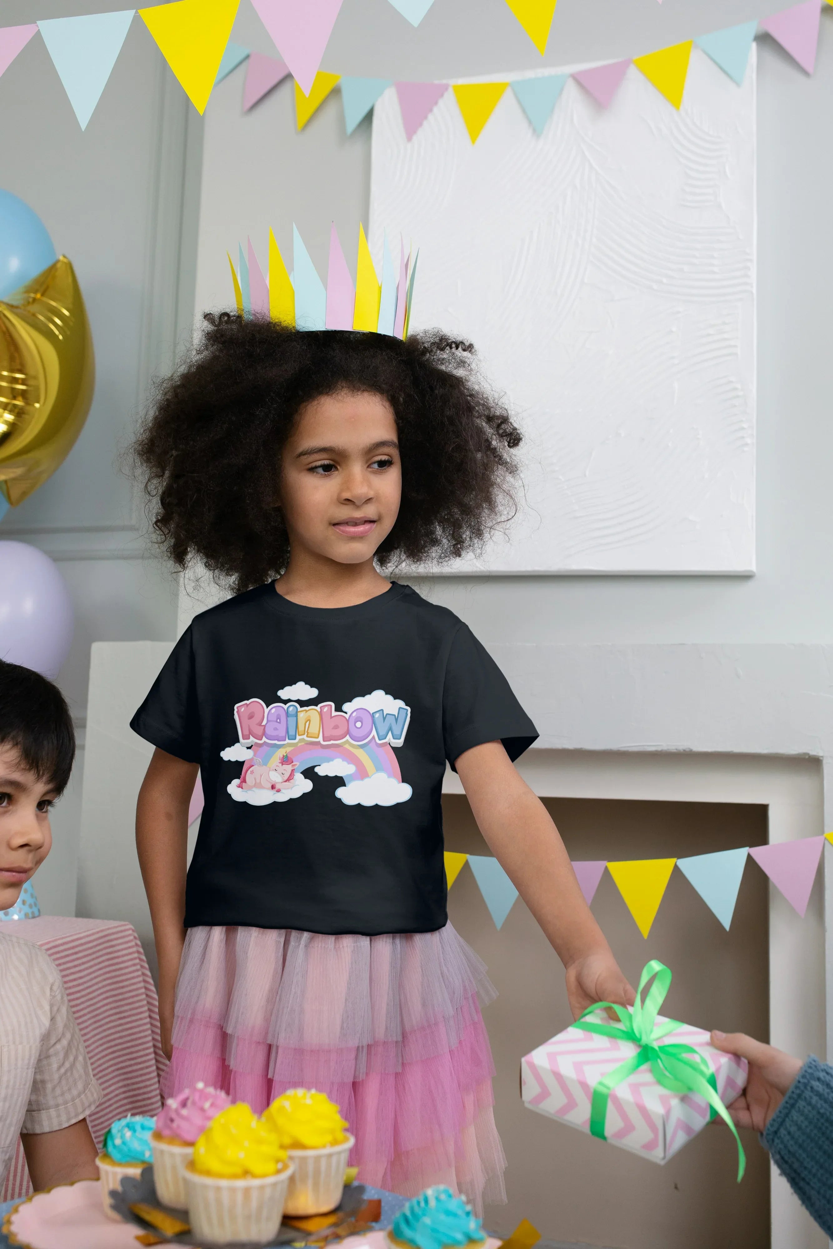 Rainbow Graphic T-Shirt for Girl's - Not So Suttle