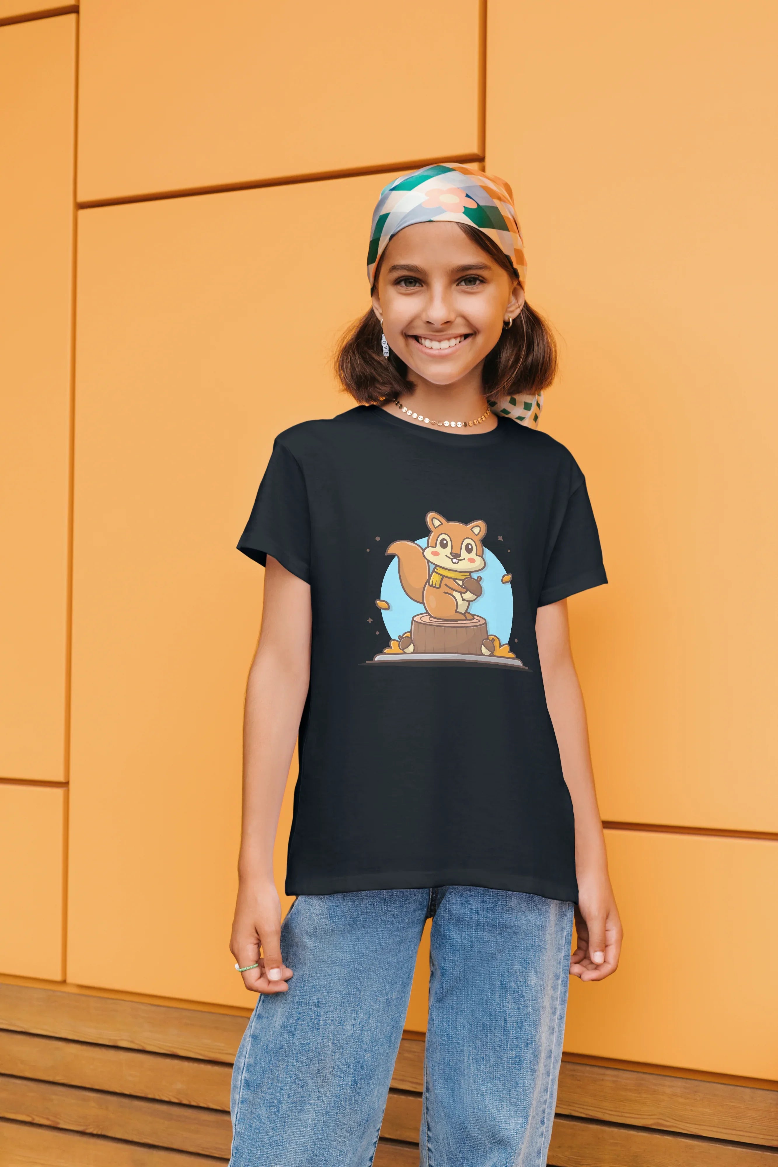 Squirrel Graphic T-Shirt for Girl's - Not So Suttle