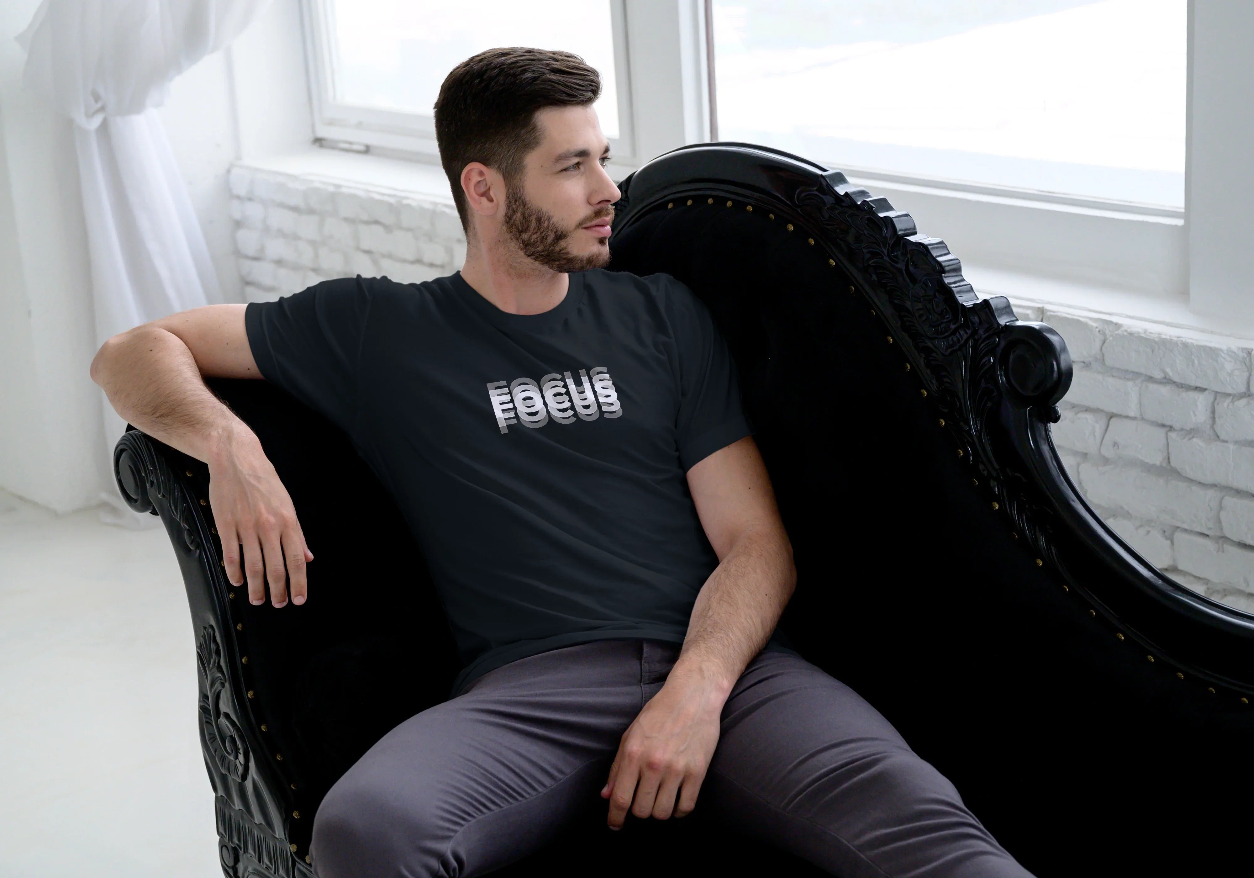 Focus Graphic T-Shirt for Men - Not So Suttle