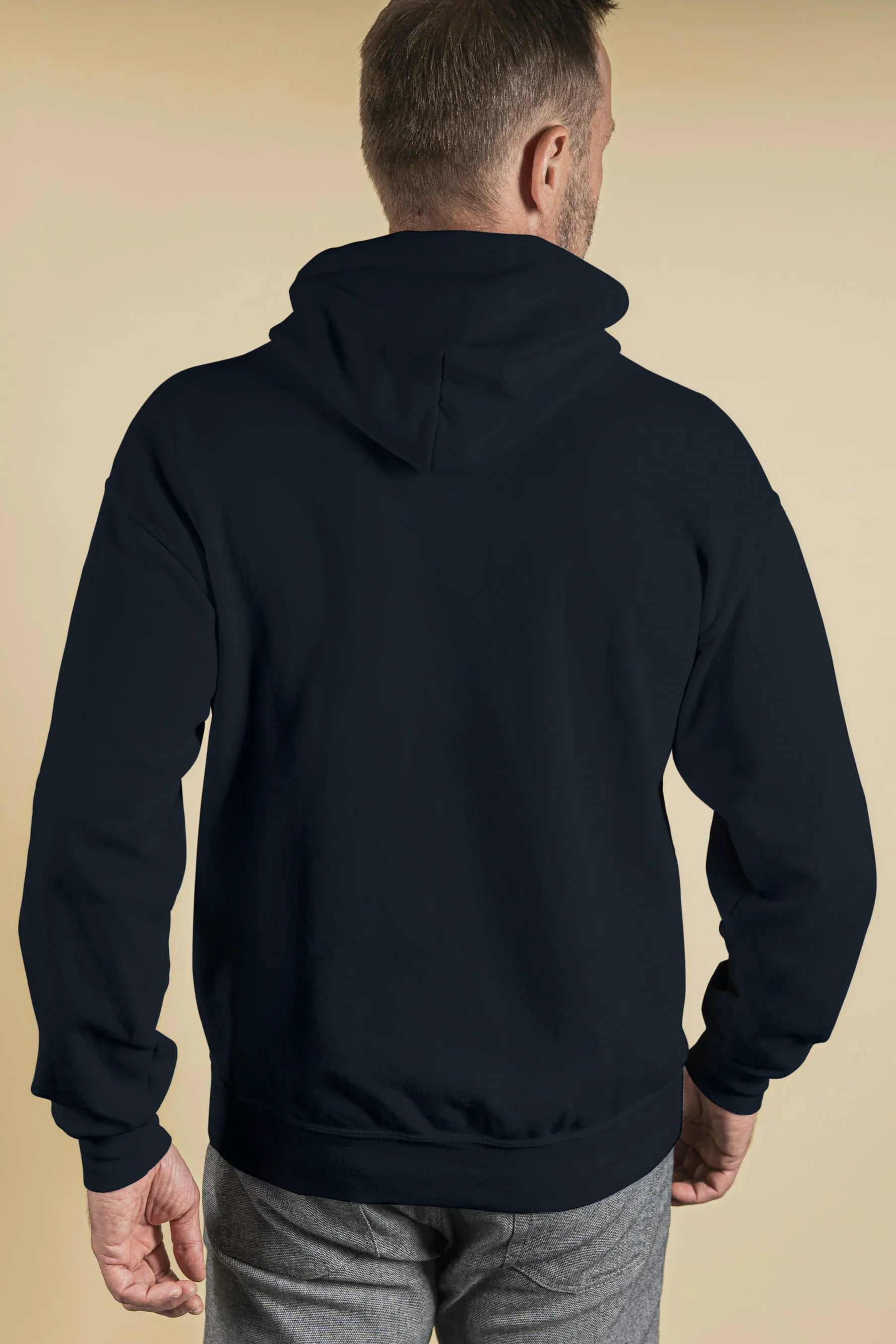 Navy Blue Men's Hoodie - Not So Suttle