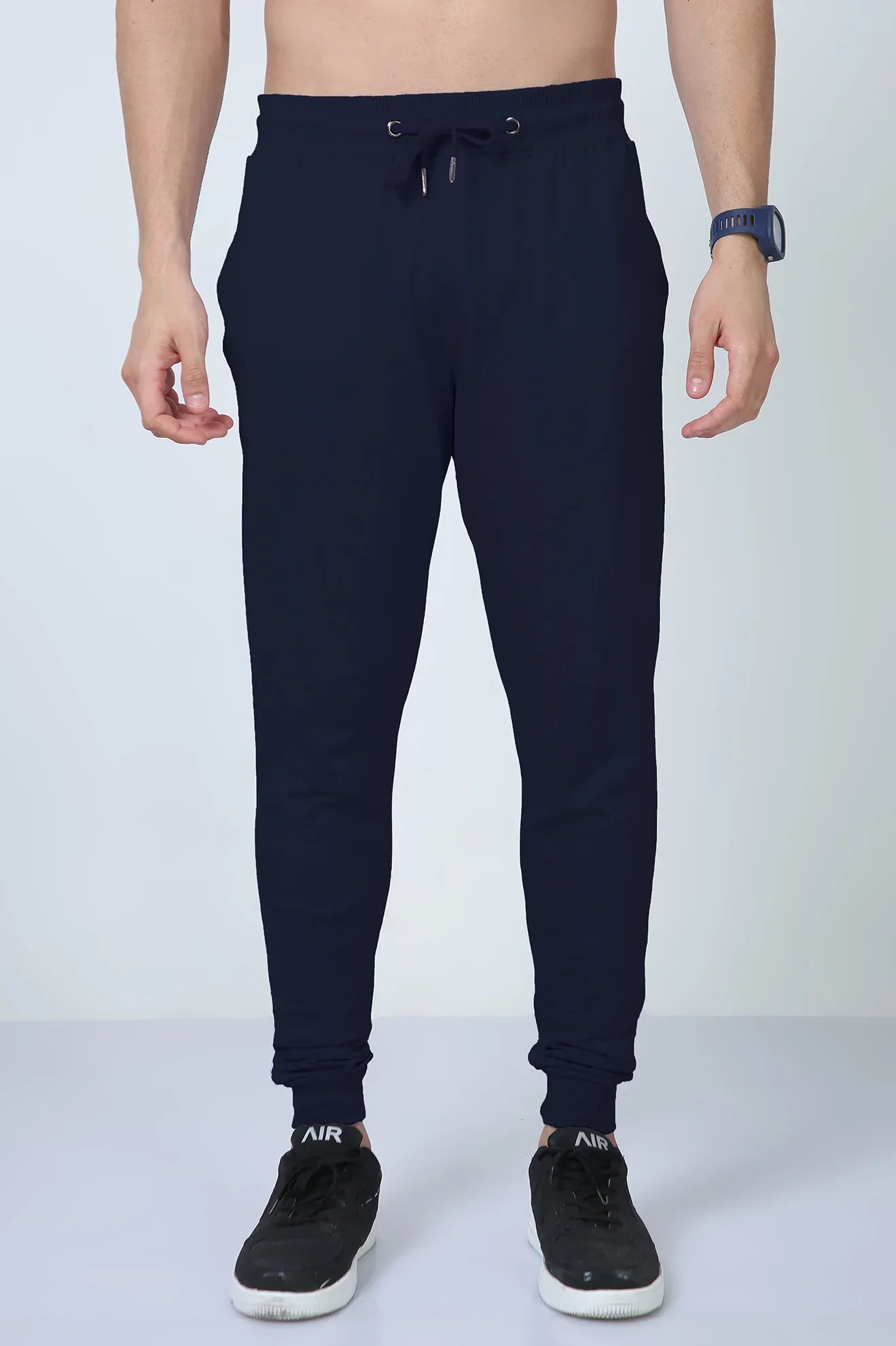 Men's Navy Blue Joggers - Not So Suttle