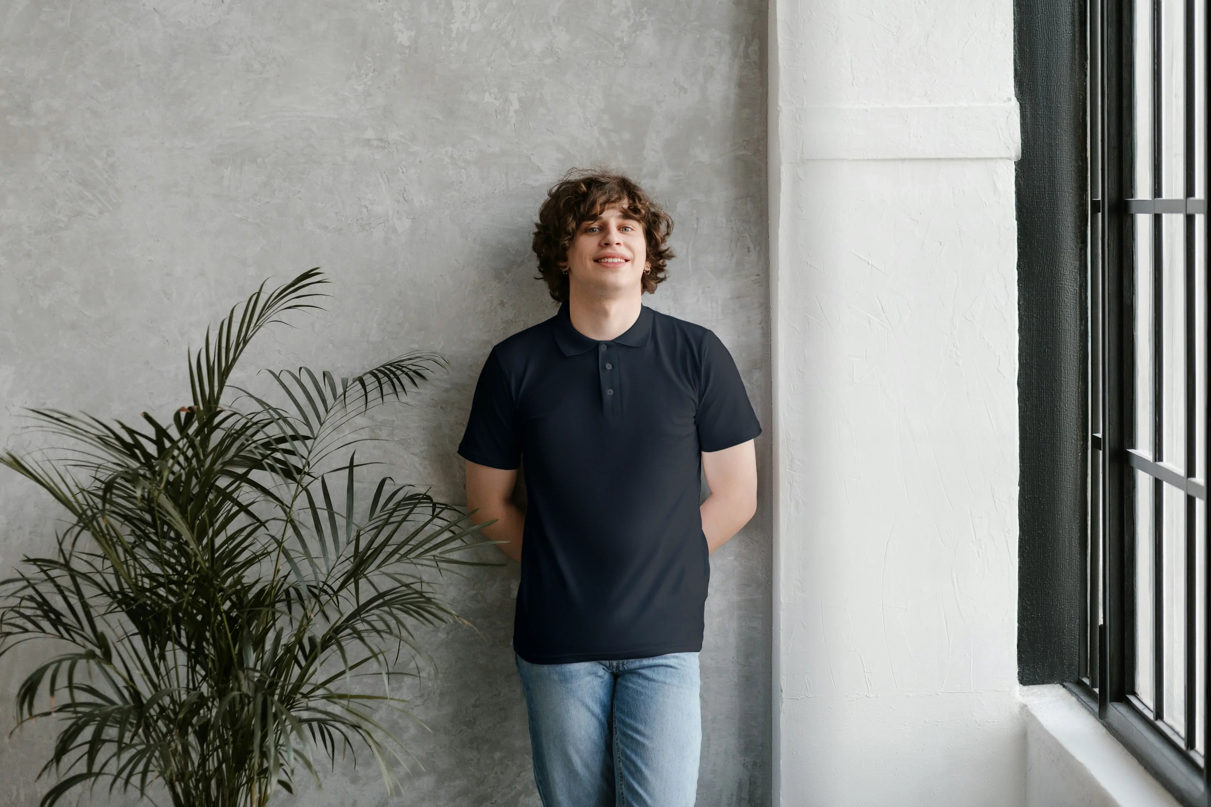 Men's Solid Polo T-Shirt - Not So Suttle