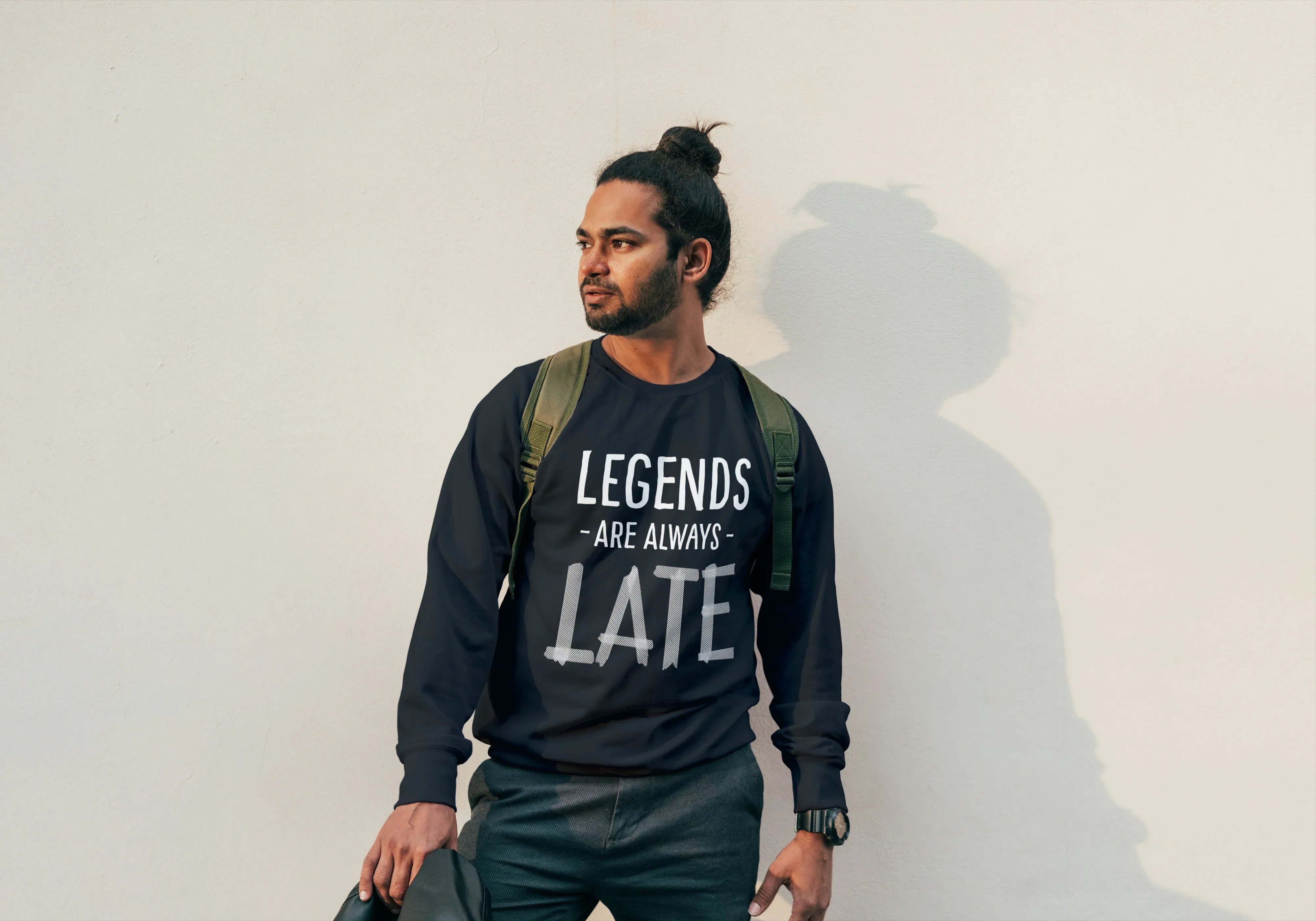 Legends are Always Great Graphic Unisex Sweatshirt for Men - Not So Suttle