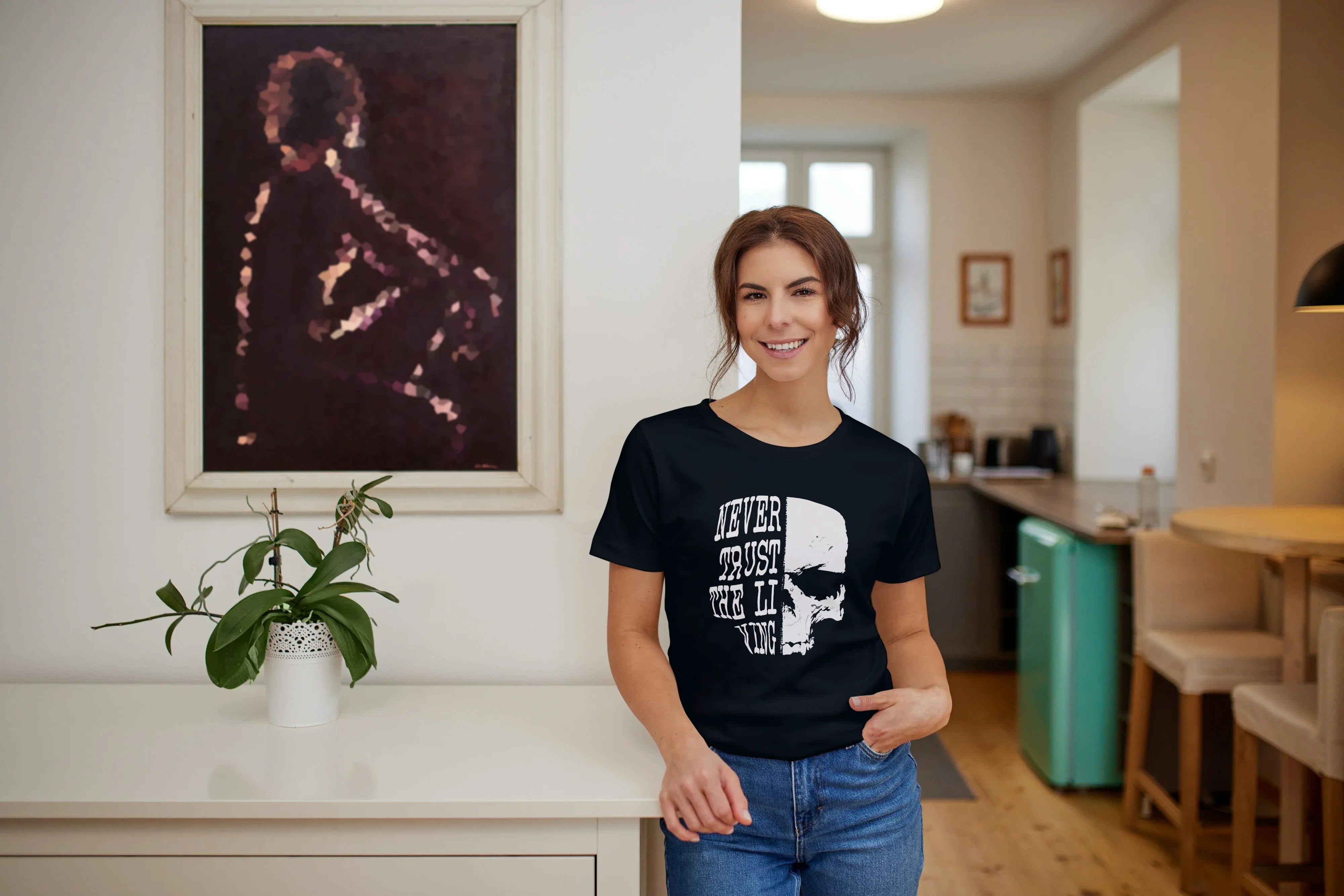 Never Trust the Living Graphic Classic T-Shirt for Women - Not So Suttle