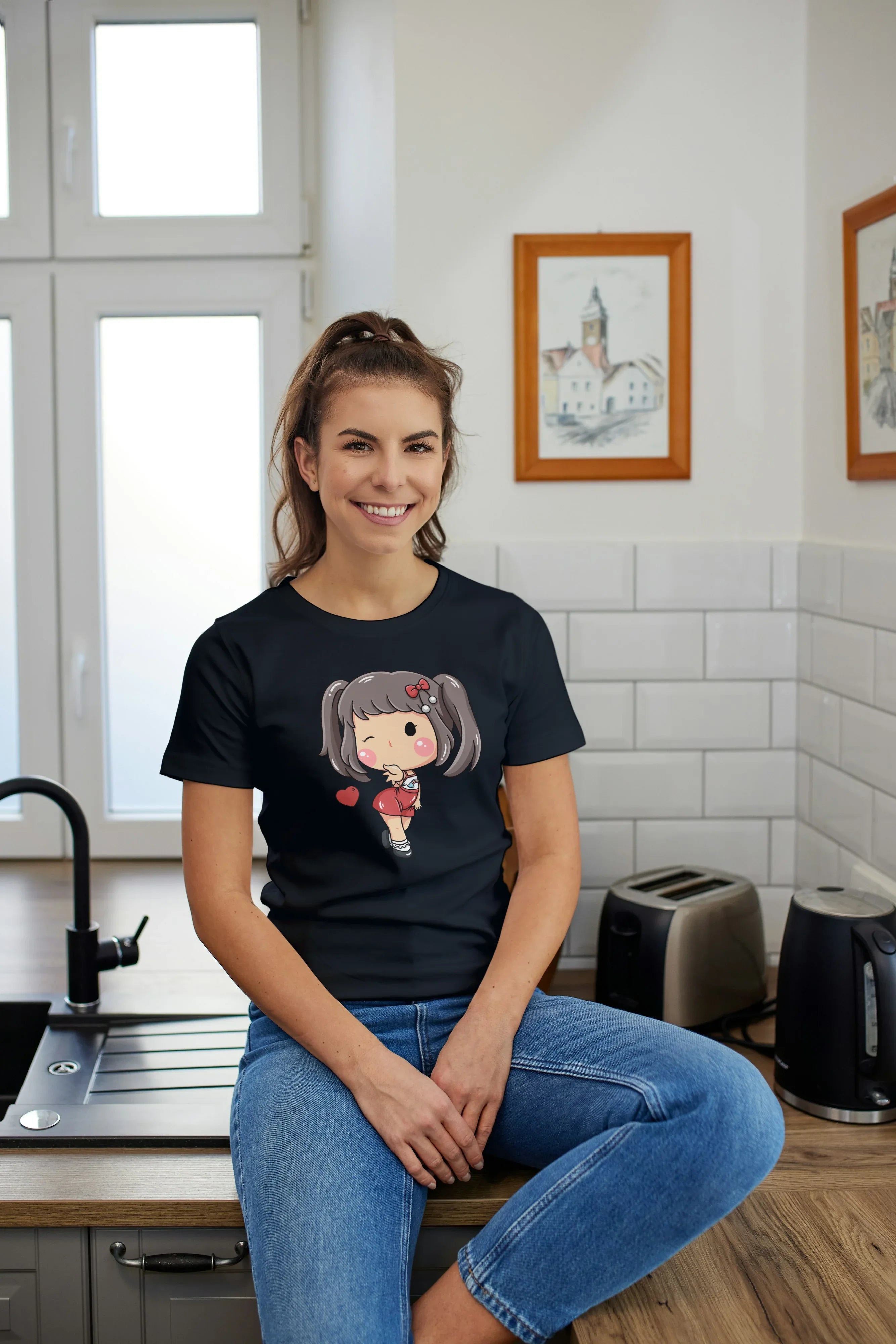 Girl Graphic Classic T-Shirt for Women - Not So Suttle