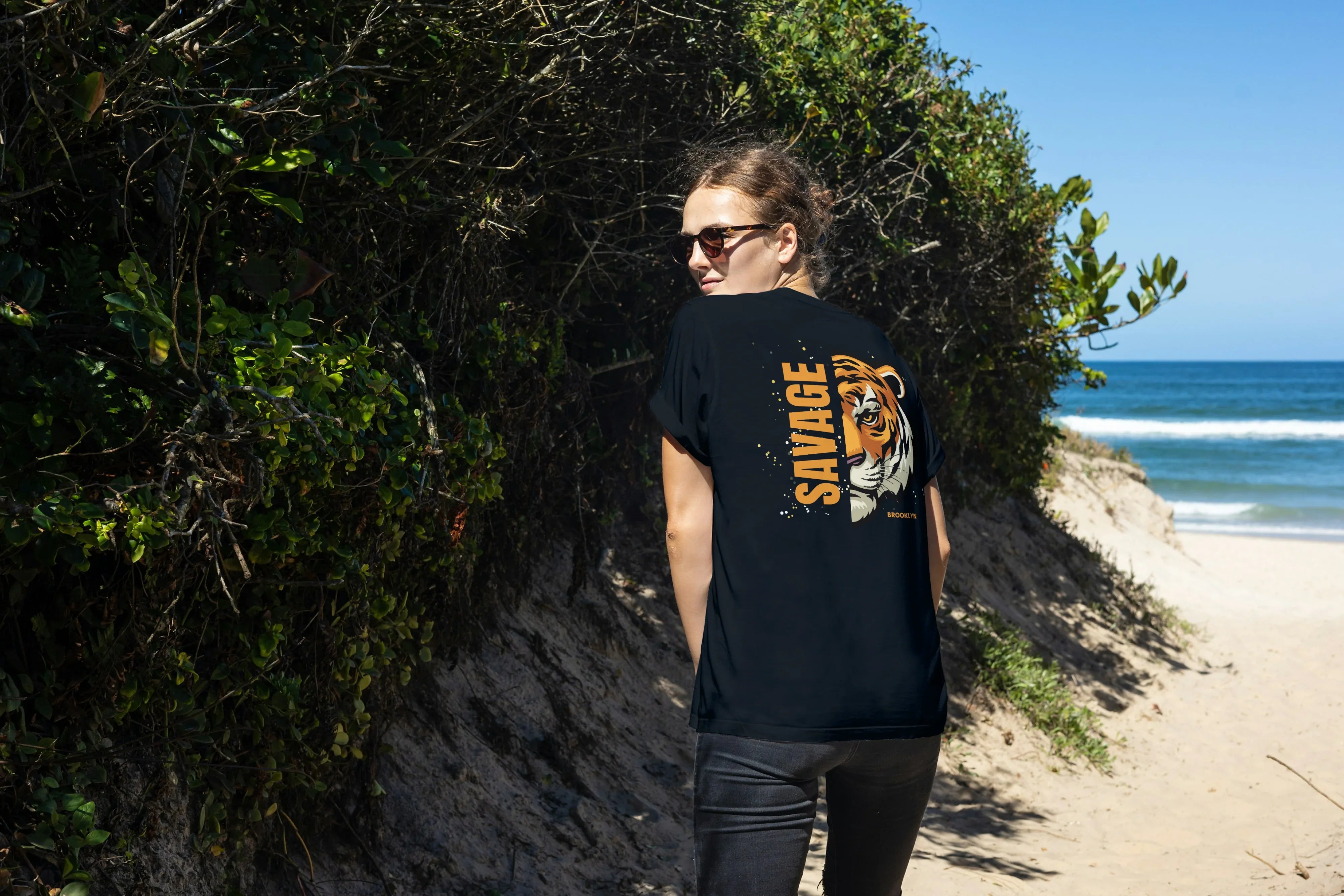 Savage Graphic Oversized Classic T-Shirt for Women - Not So Suttle