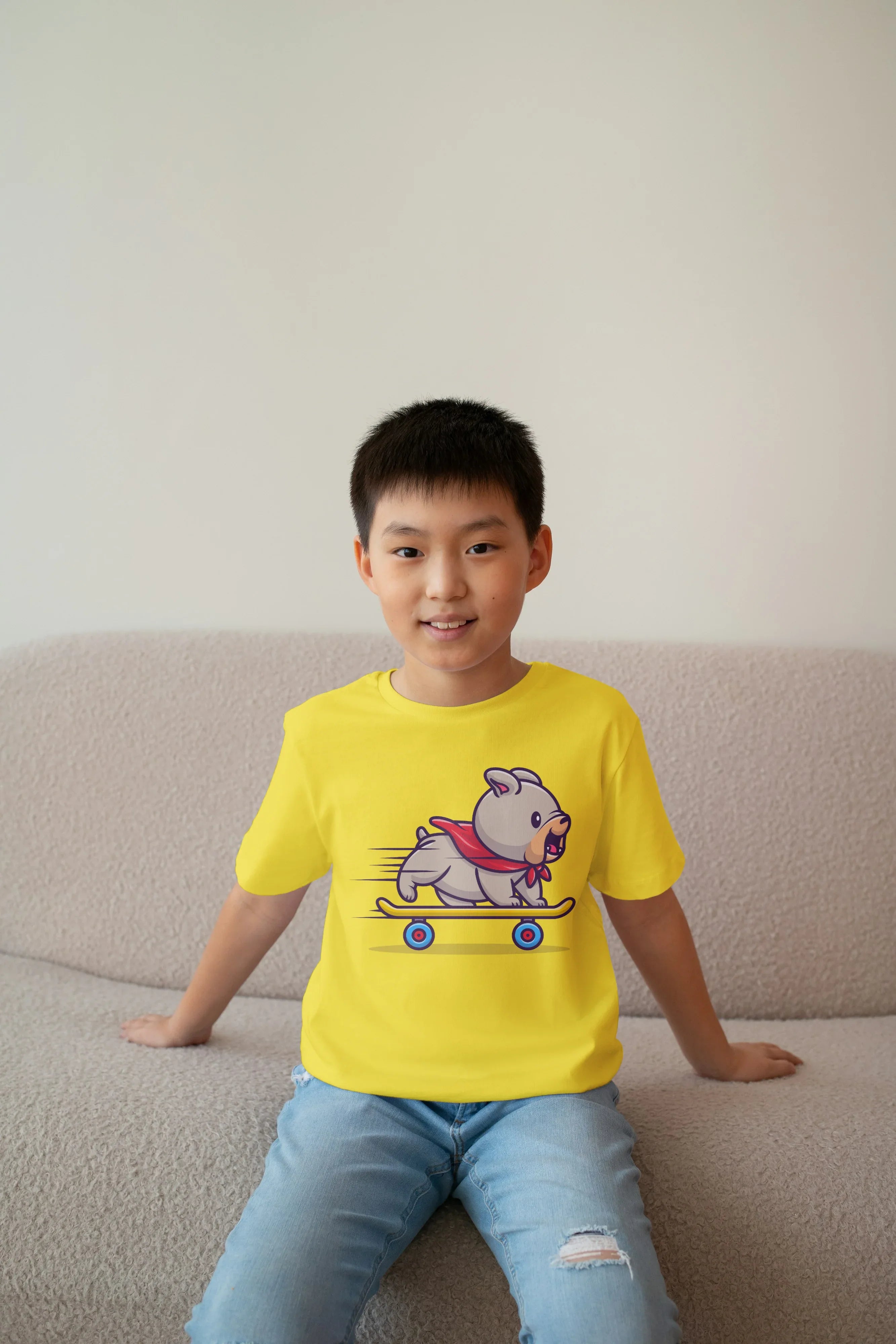 Skate Dog Graphics T-Shirt for Boys - Not So Suttle
