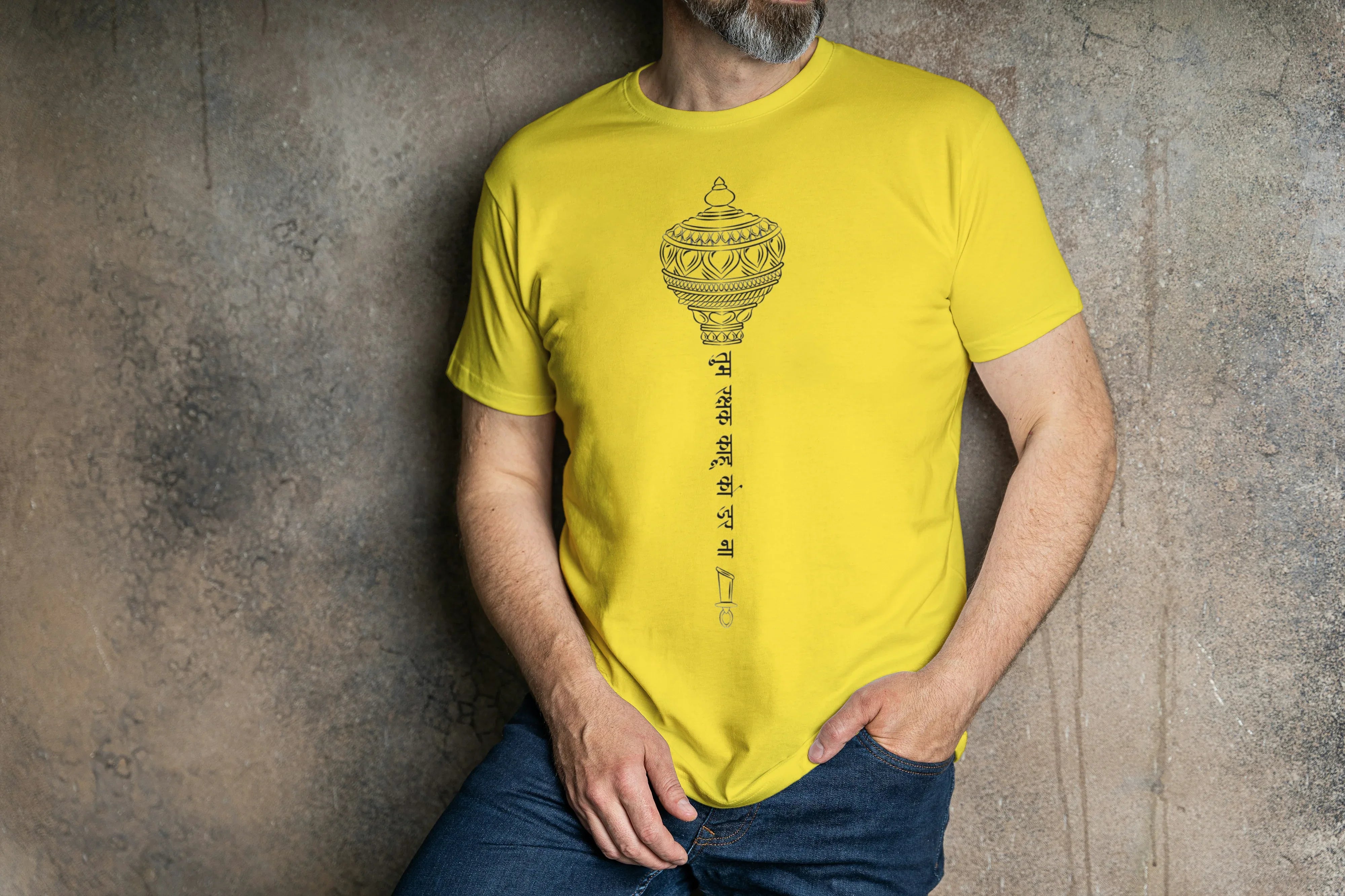 Chalisa Graphic Classic Crew T-Shirt for Men - Not So Suttle