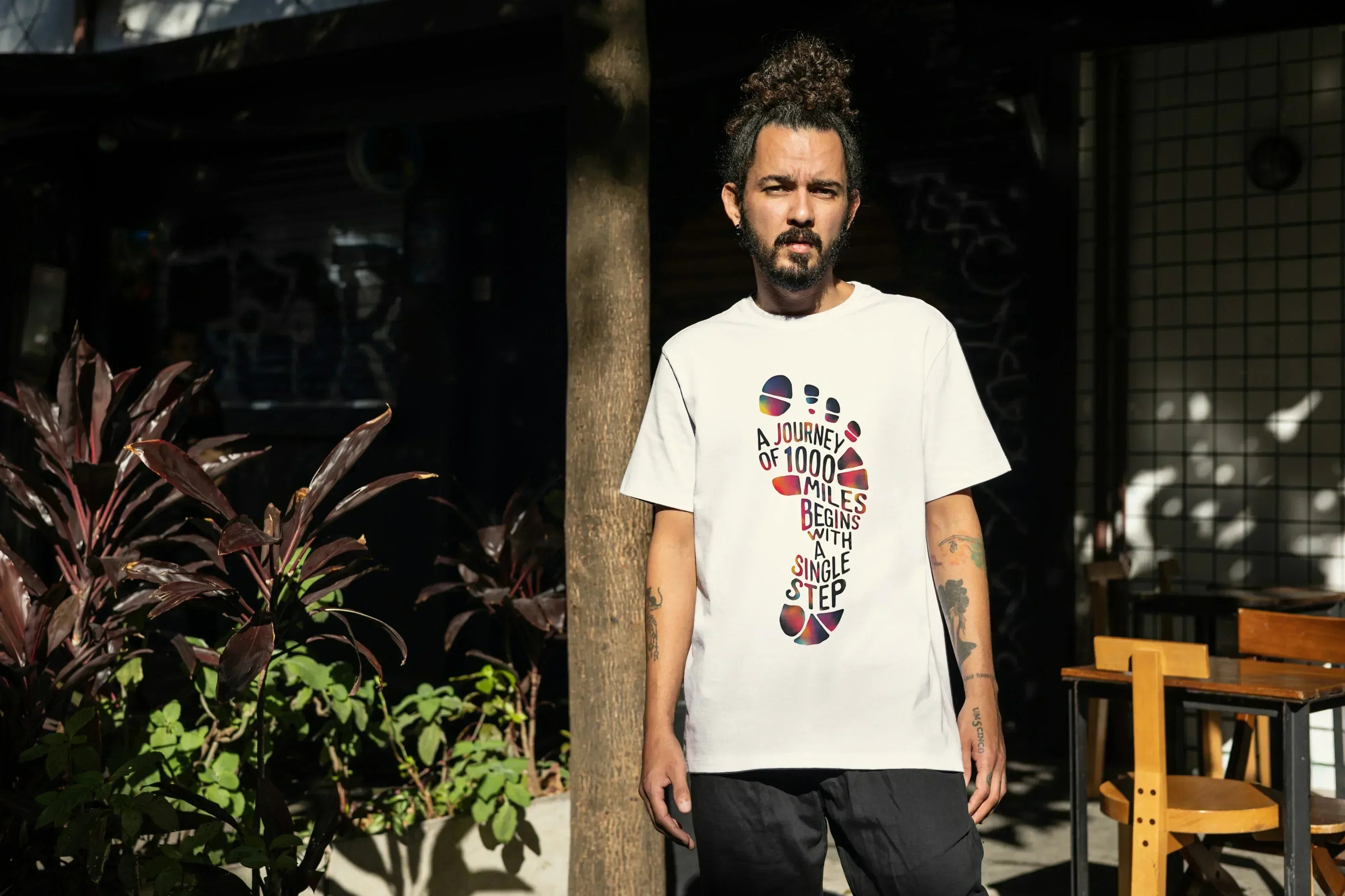 1000 Miles Graphic Oversized Classic T-Shirt for Men - Not So Suttle