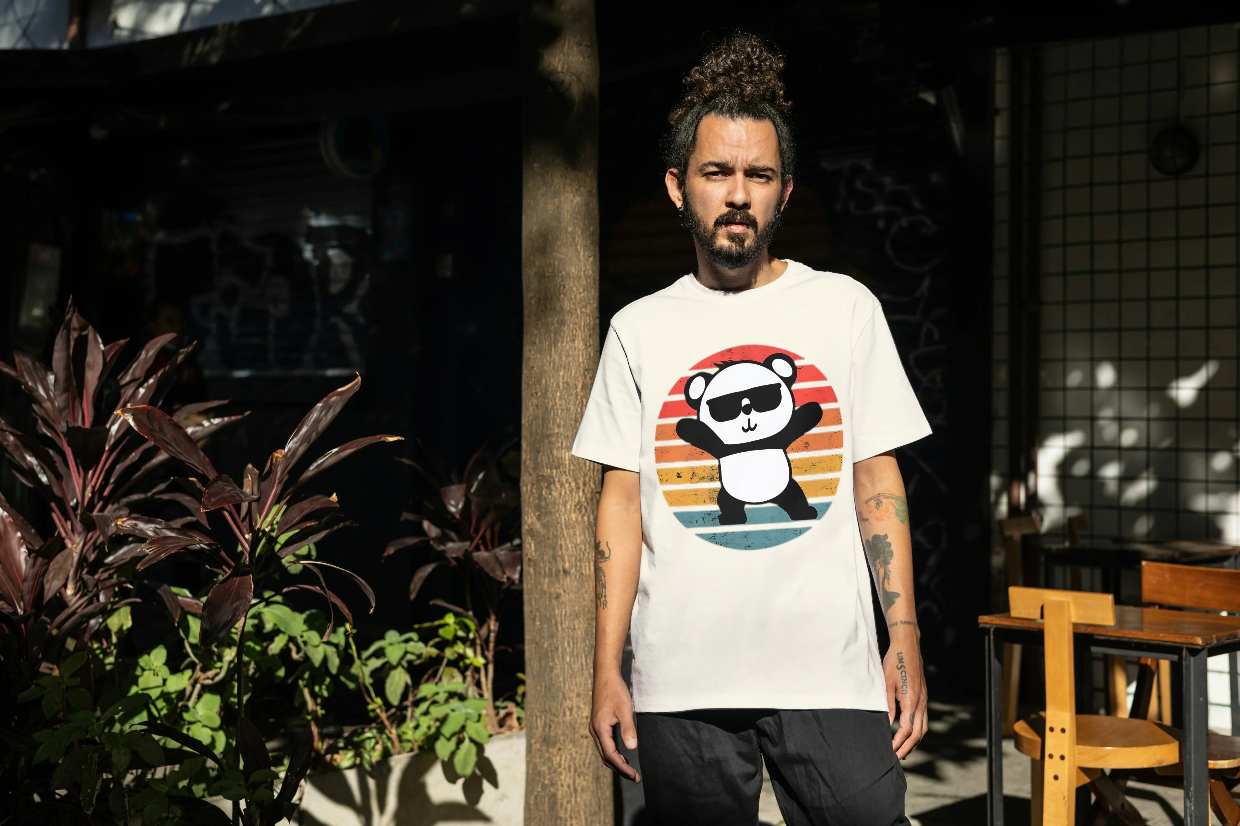 Cool Panda Oversized Classic T-Shirt for Men - Not So Suttle