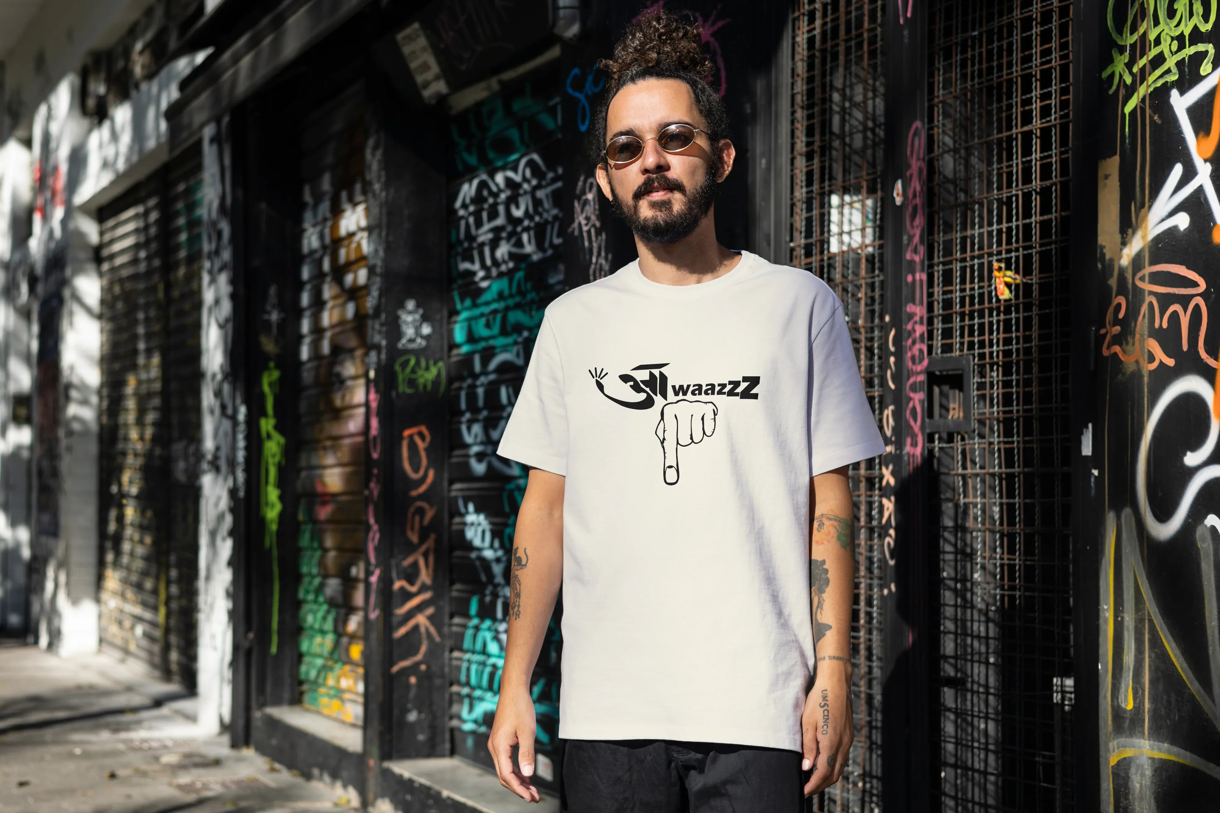 Aawaaz Niche Graphic Oversized Classic T-Shirt for Men - Not So Suttle