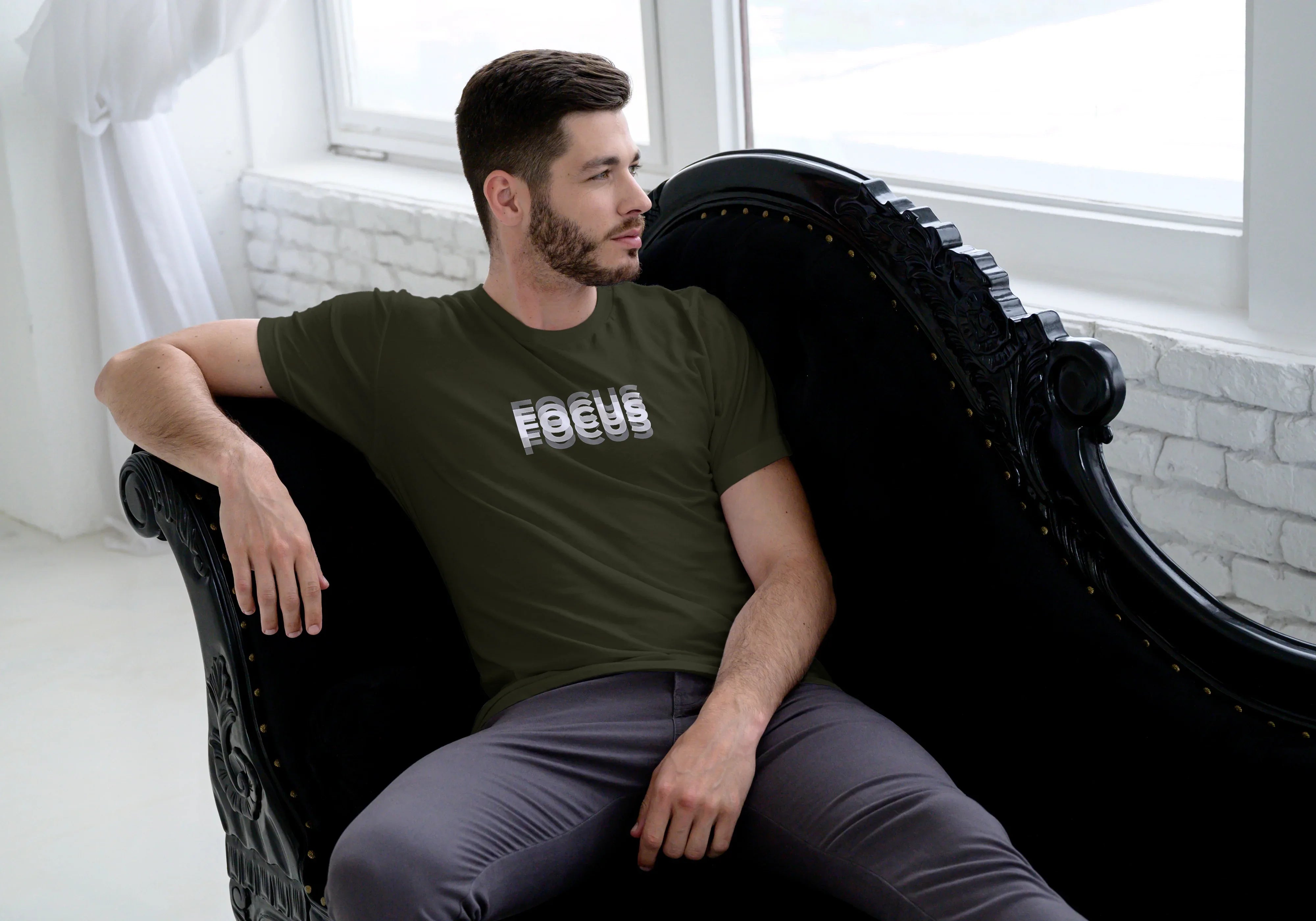 Focus Graphic T-Shirt for Men - Not So Suttle