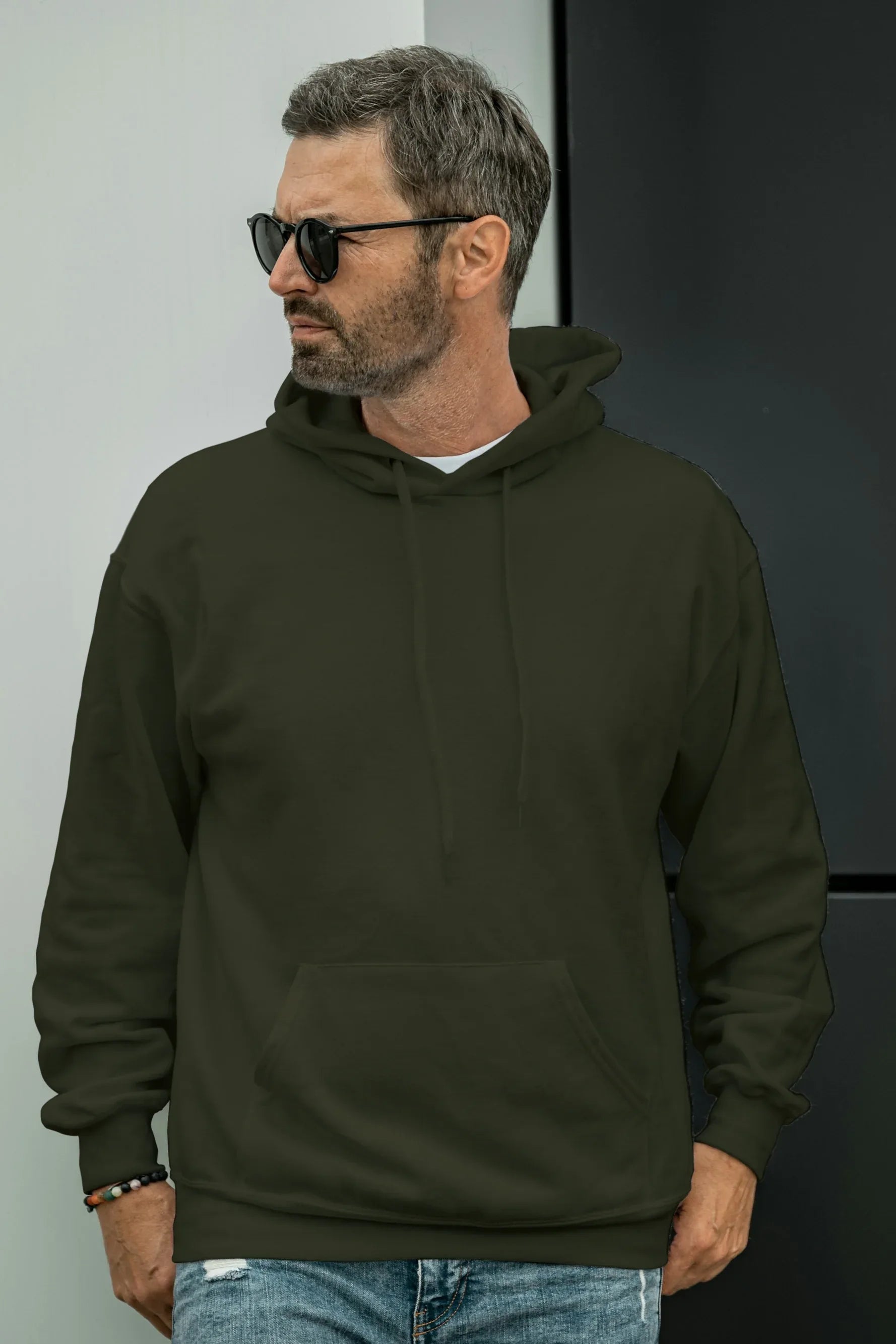 Olive Green Men's Hoodie - Not So Suttle