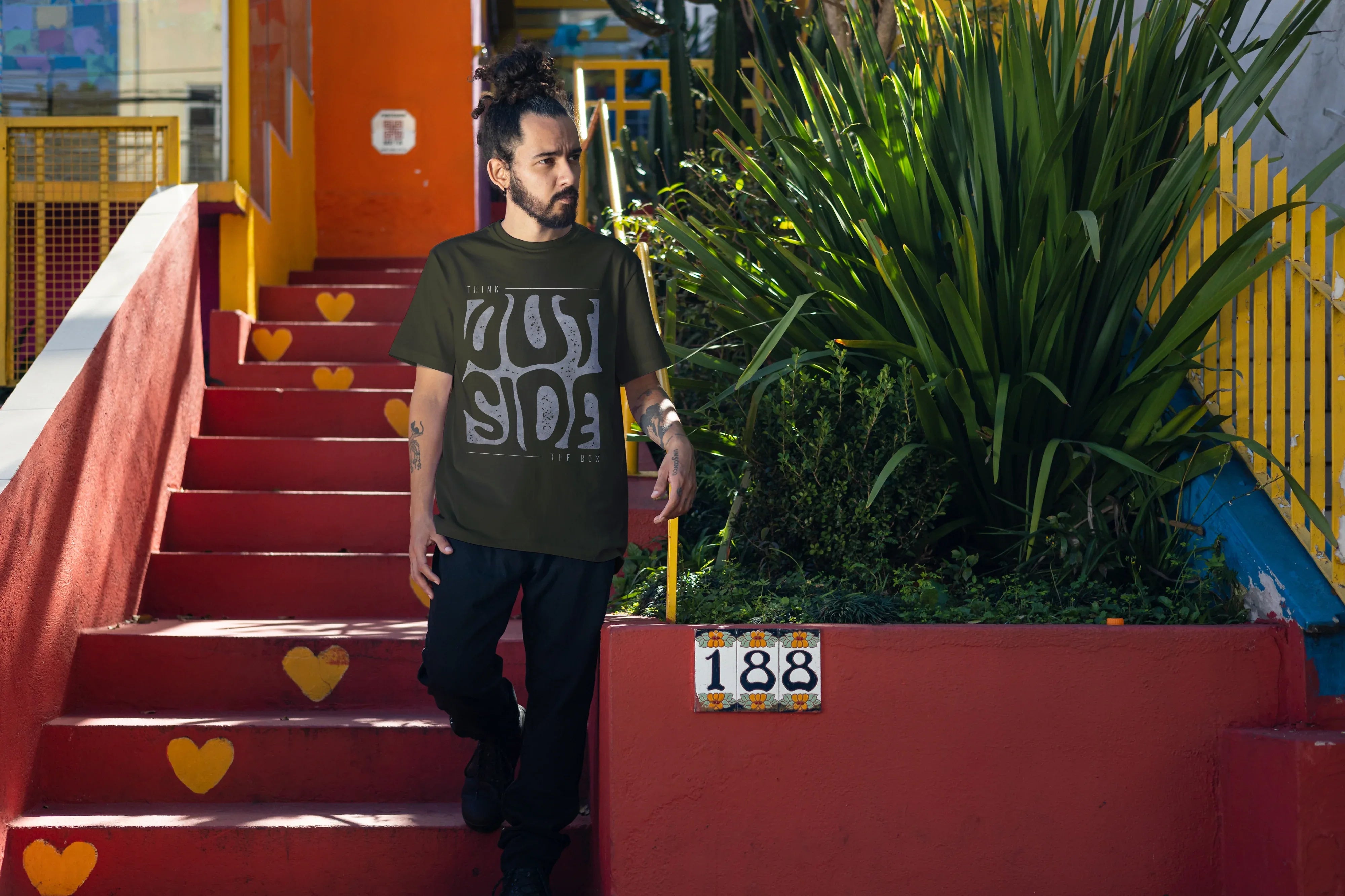 Outside Graphic Oversized Classic T-Shirt for Men - Not So Suttle