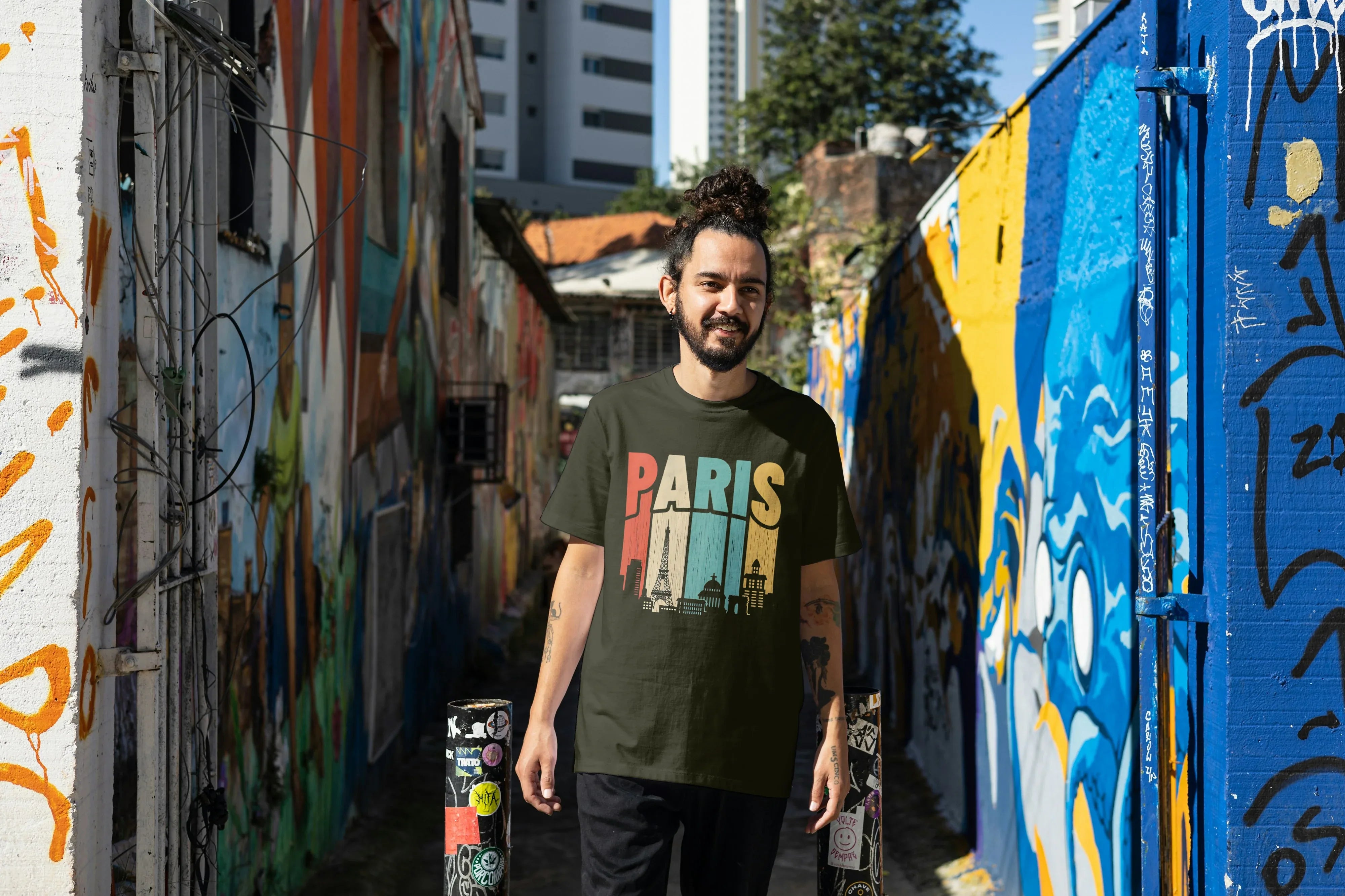 Paris Graphic Oversized Classic T-Shirt for Men - Not So Suttle