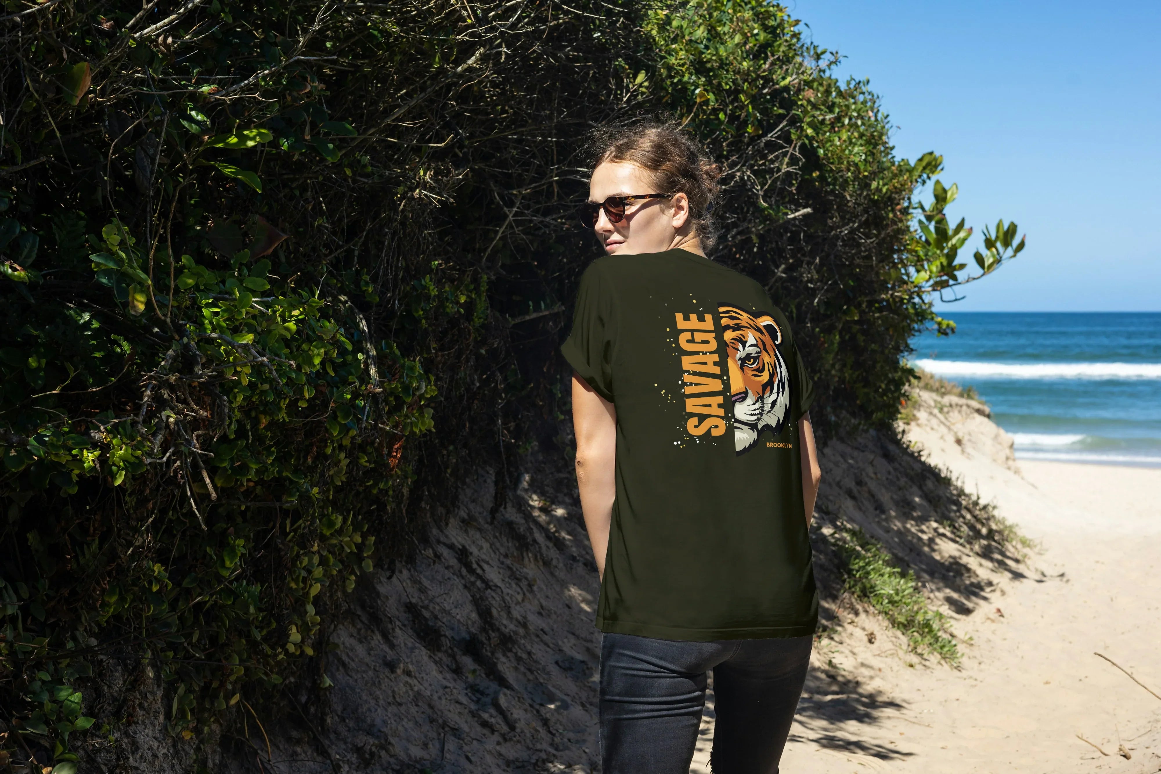 Savage Graphic Oversized Classic T-Shirt for Women - Not So Suttle