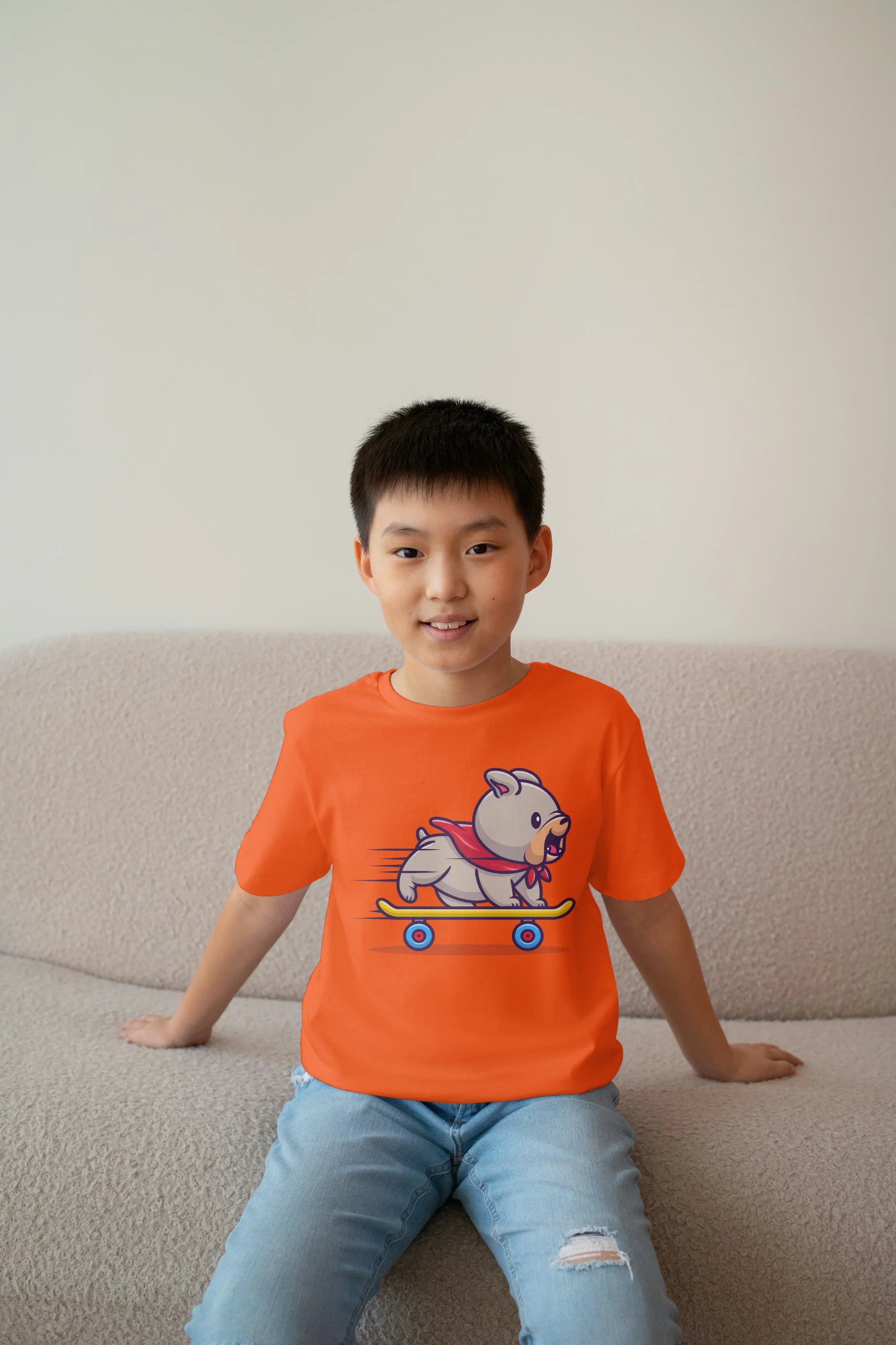 Skate Dog Graphics T-Shirt for Boys - Not So Suttle