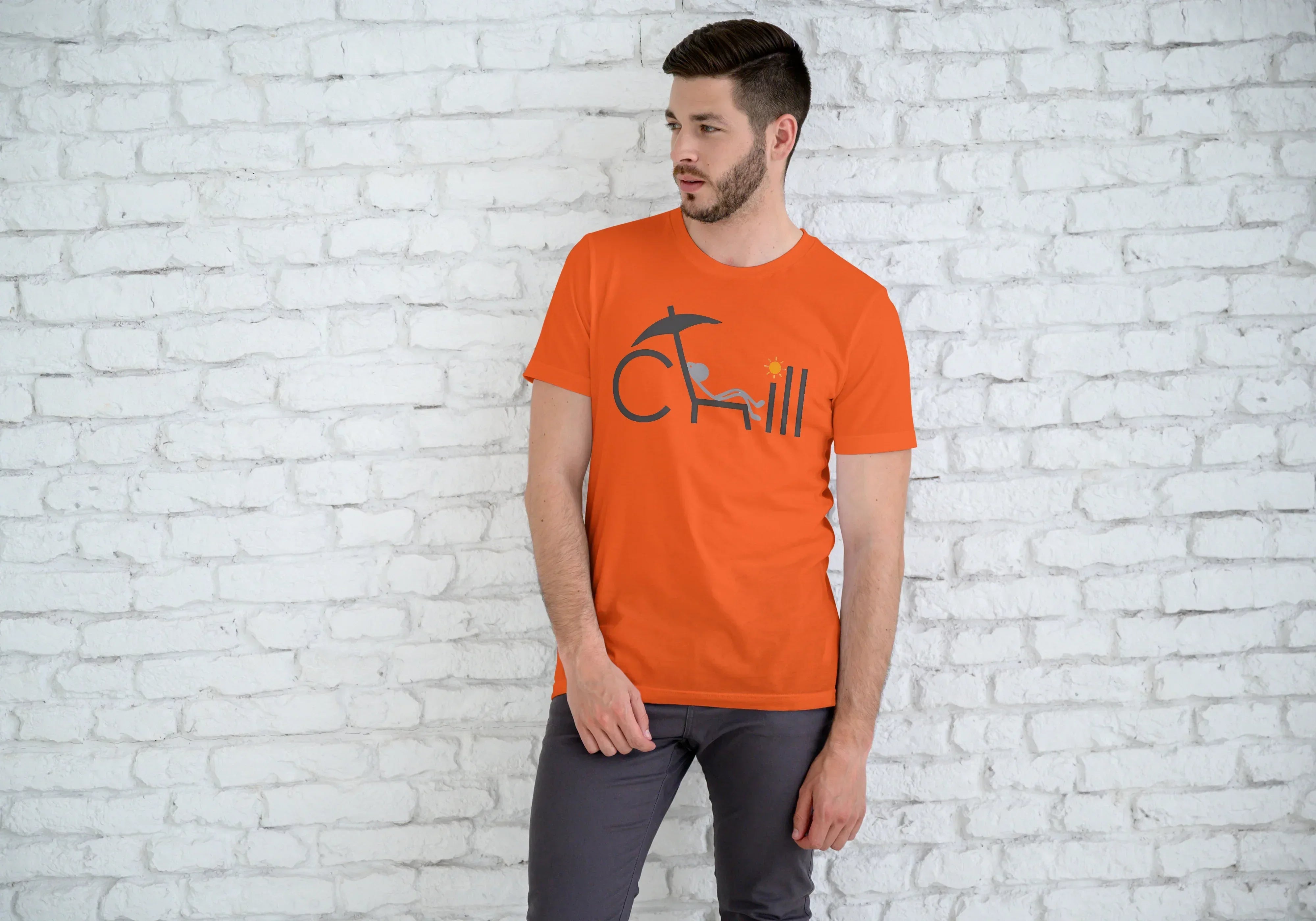 Chill Graphic T-Shirt for Men - Not So Suttle