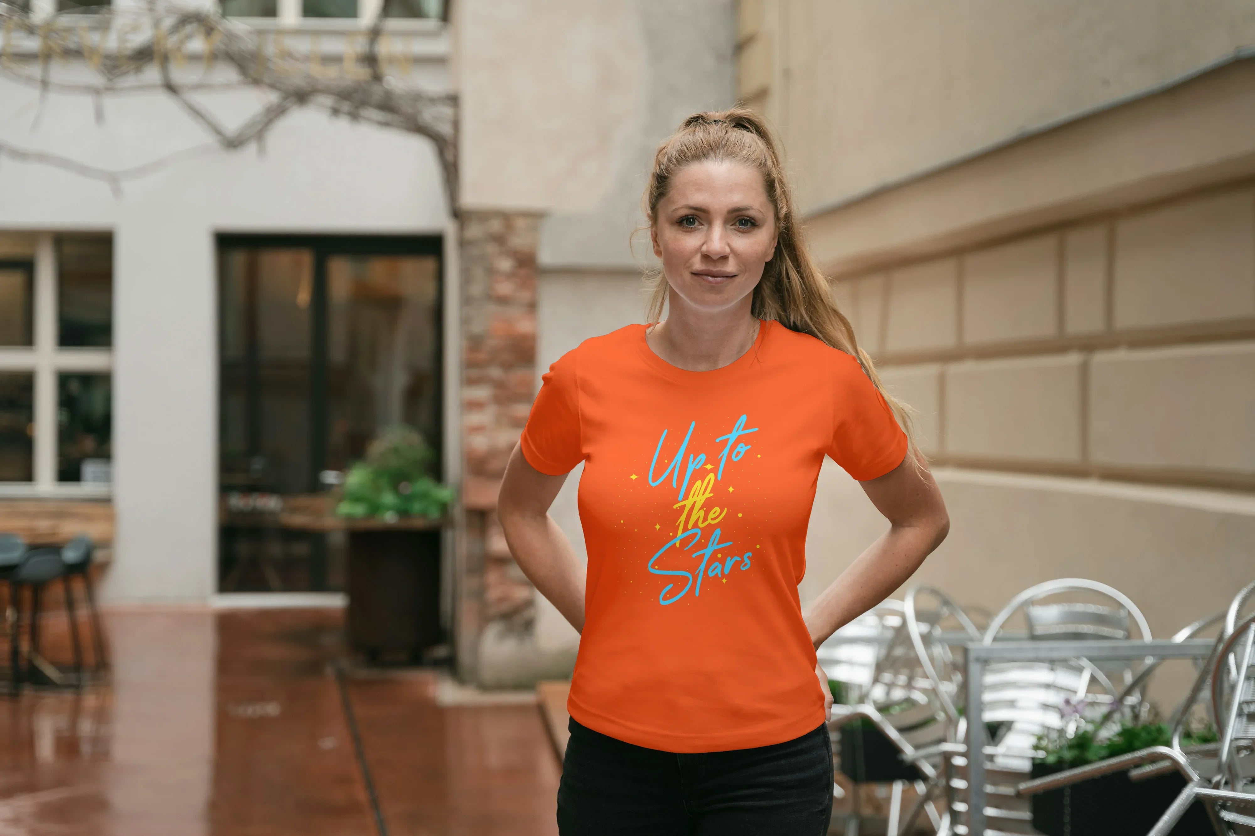 Up to the Stars Graphic Classic T-Shirt for Women - Not So Suttle