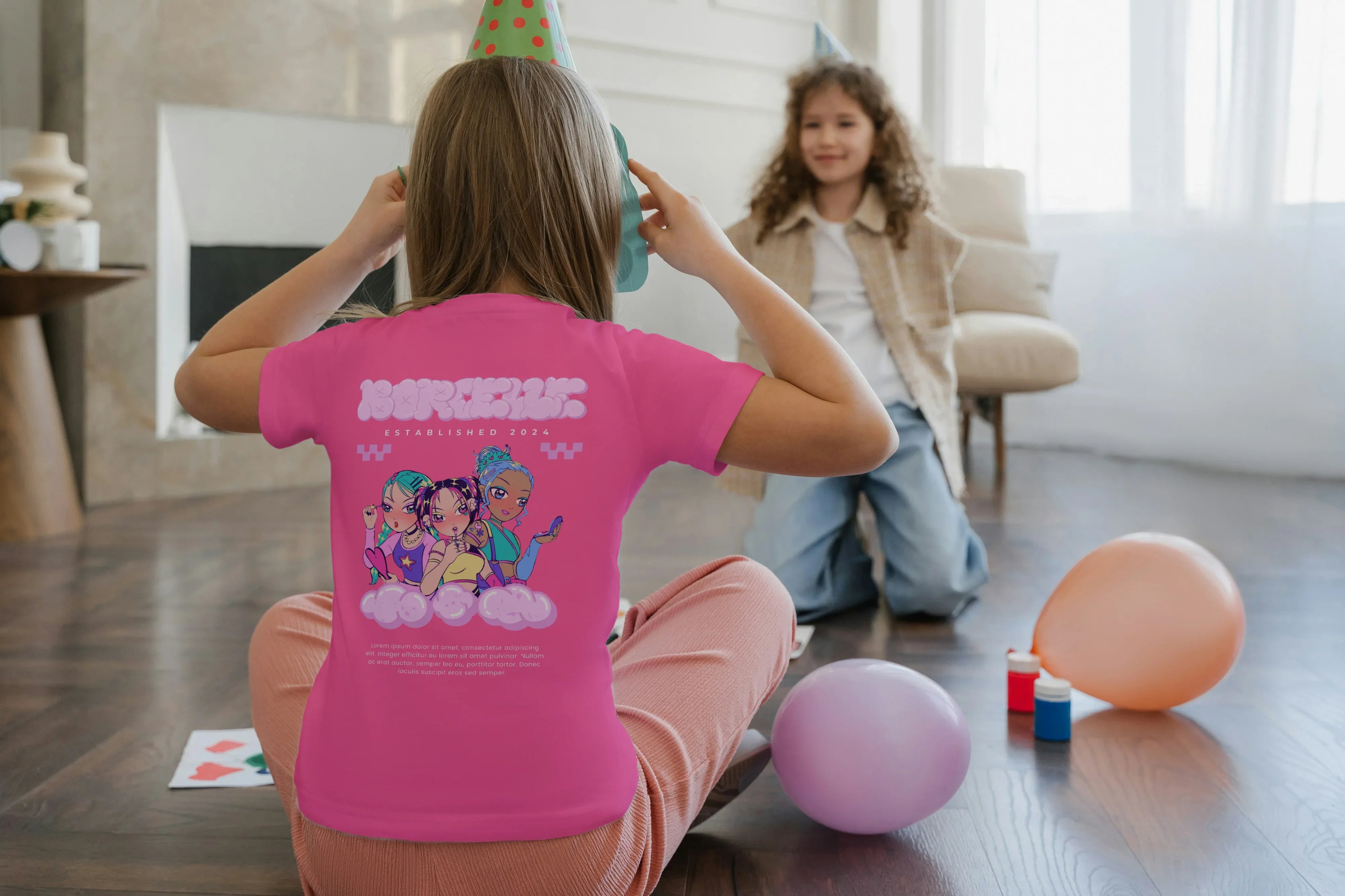 Boroelle Graphic T-Shirt for Girl's - Not So Suttle