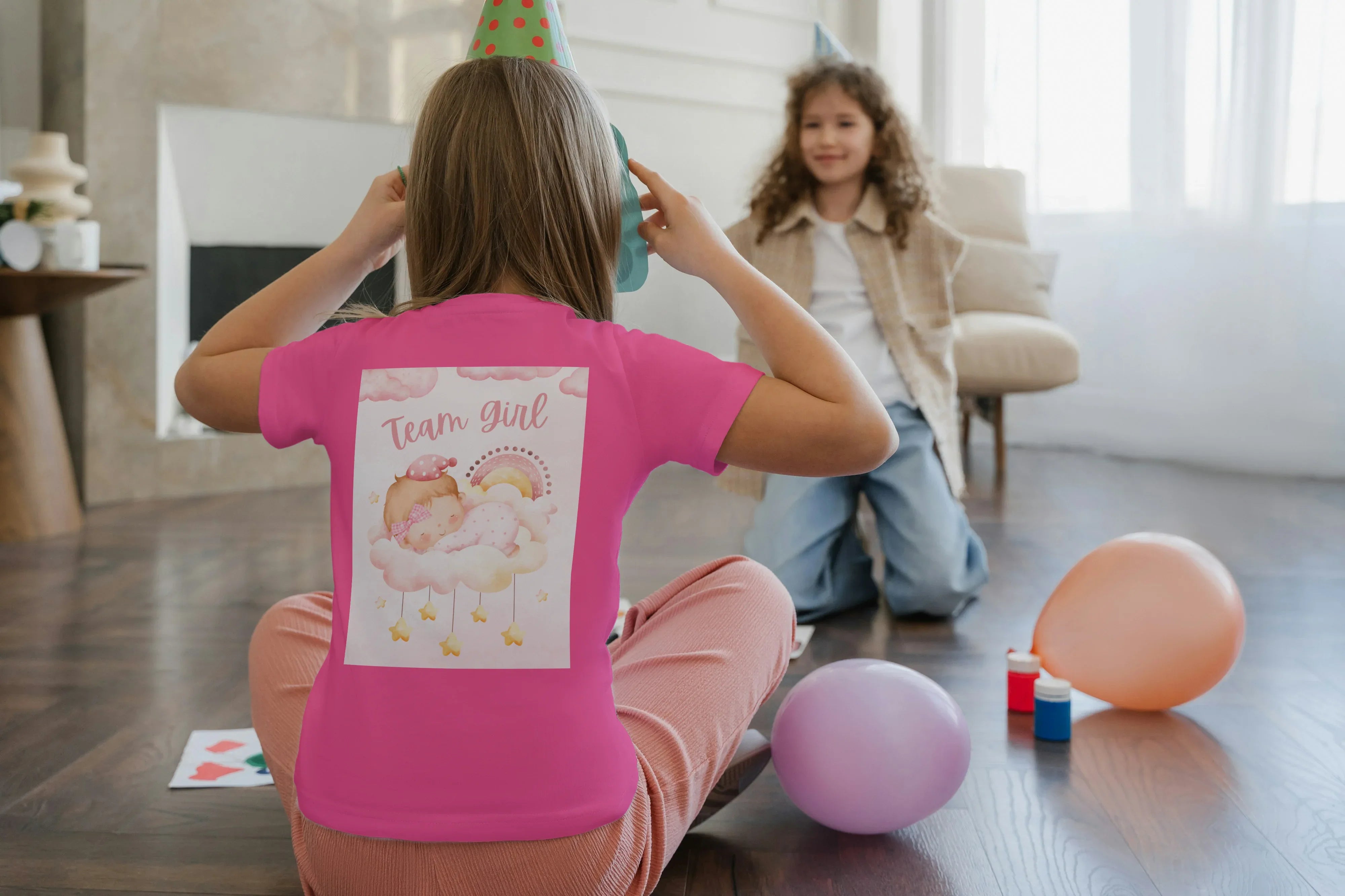 Team Girl Graphic T-Shirt for Girl's - Not So Suttle