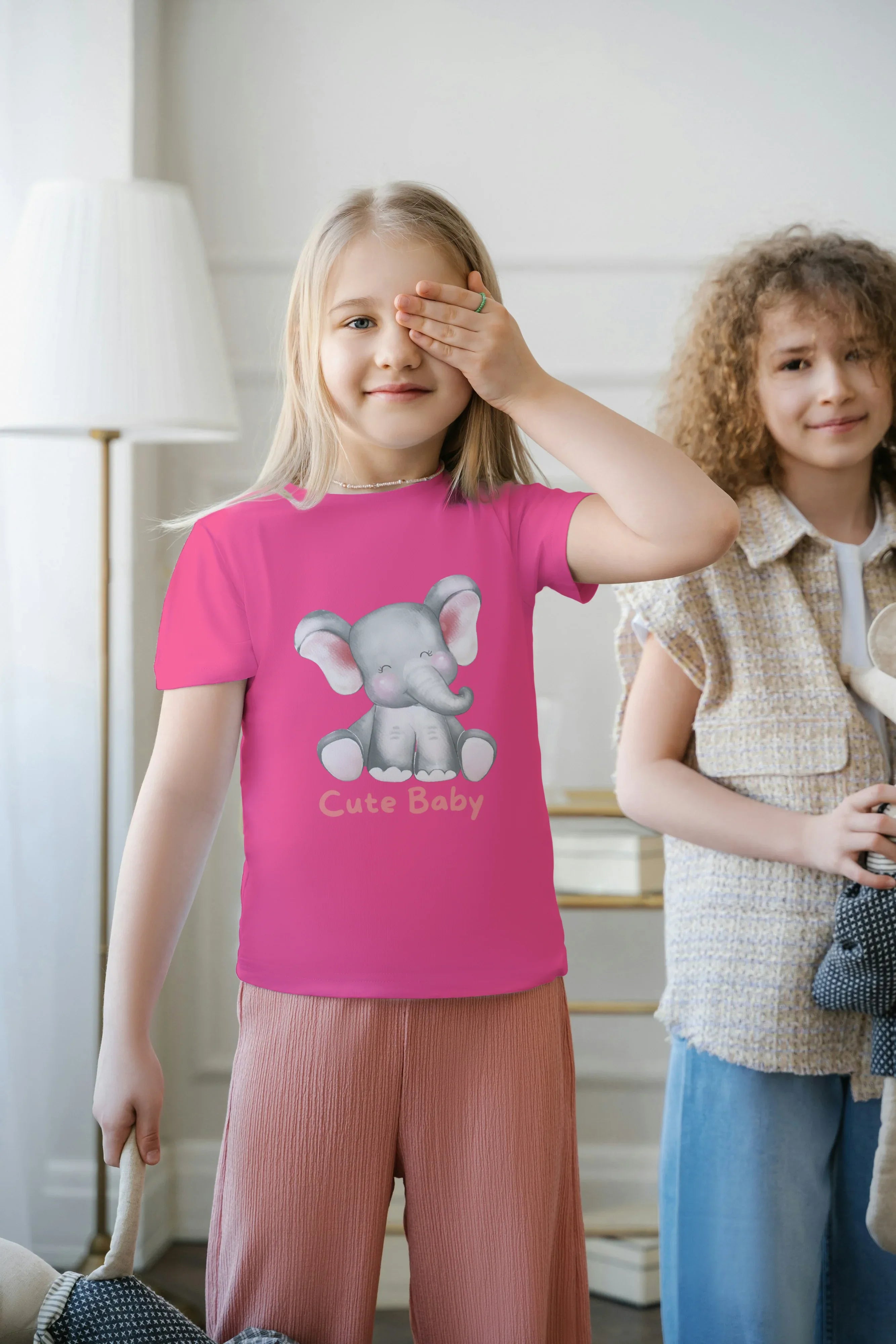 Cute Baby Graphic T-Shirt for Girl's - Not So Suttle