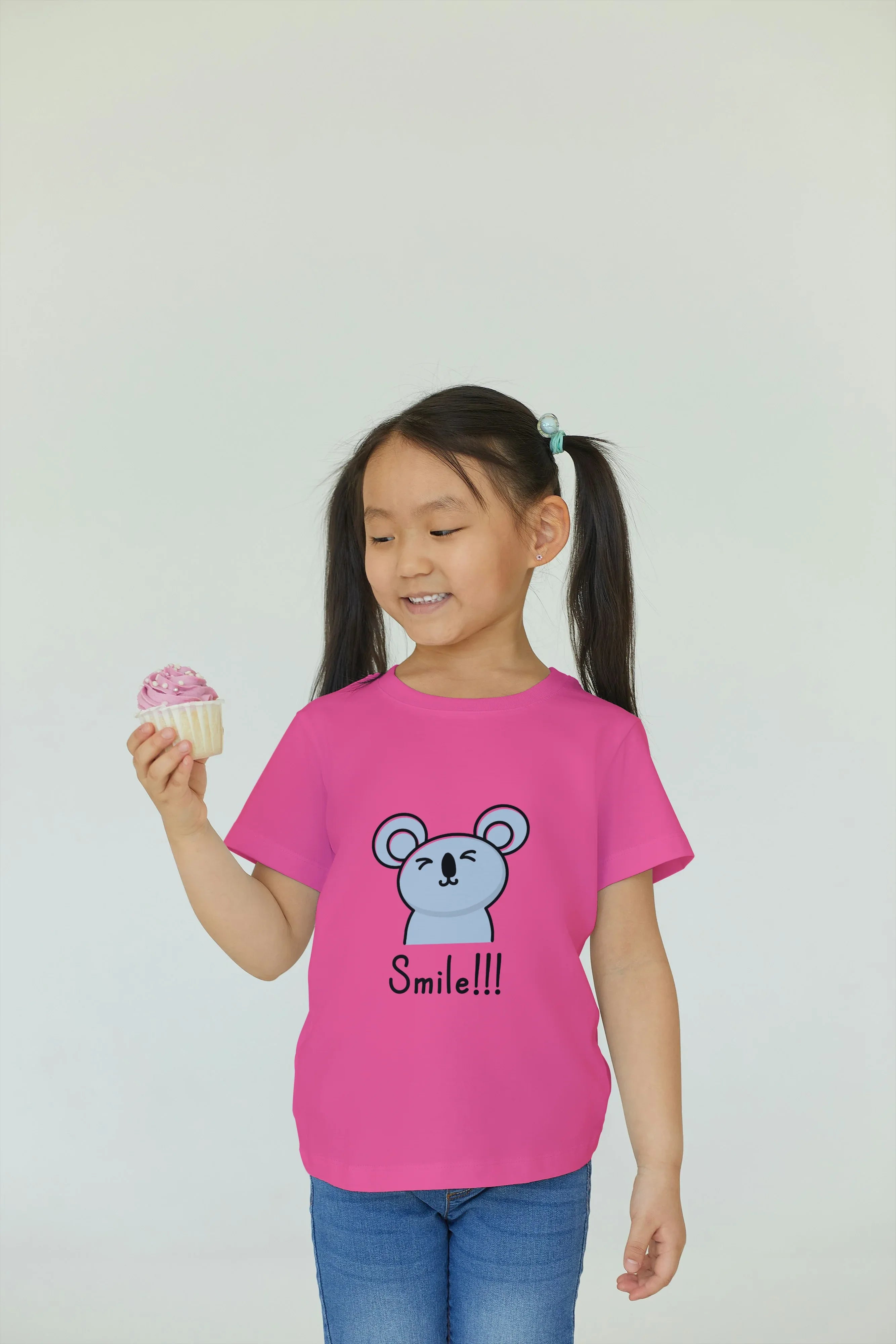 Smile Graphic T-Shirt for Girl's - Not So Suttle