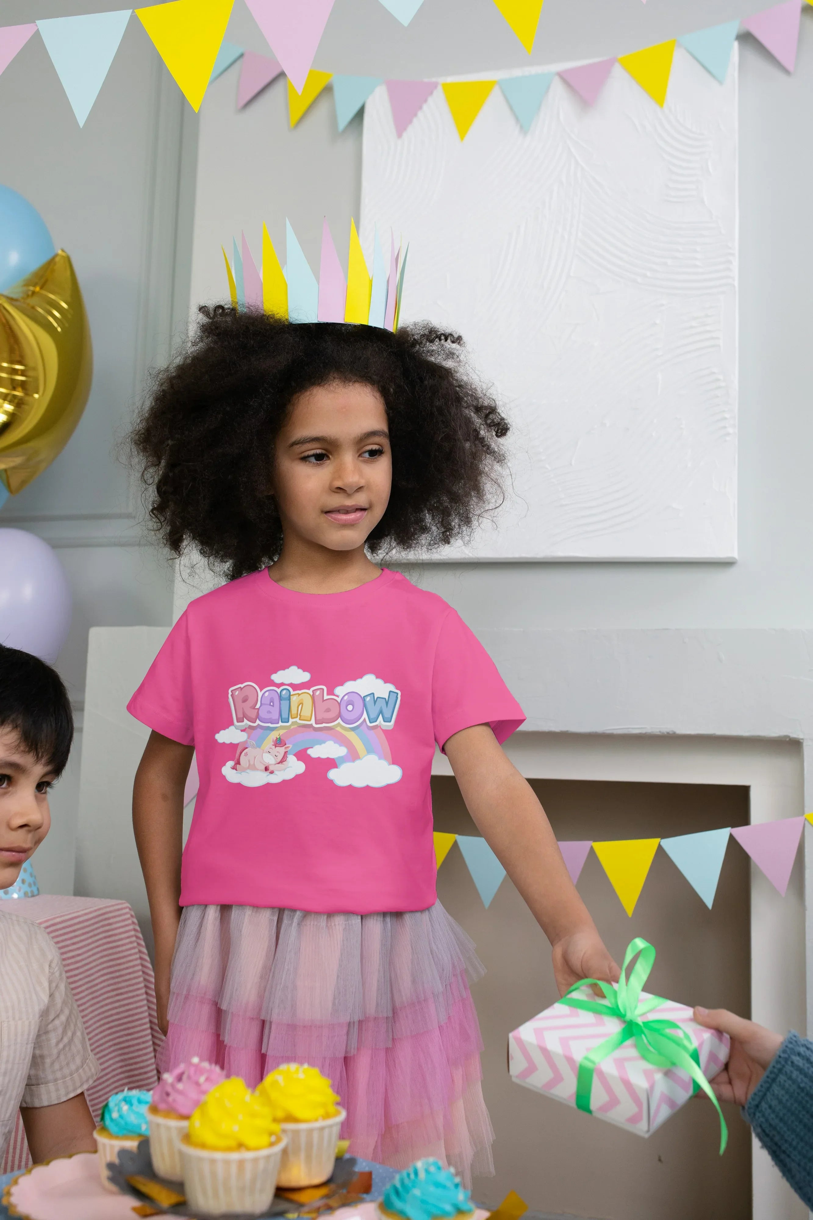 Rainbow Graphic T-Shirt for Girl's - Not So Suttle