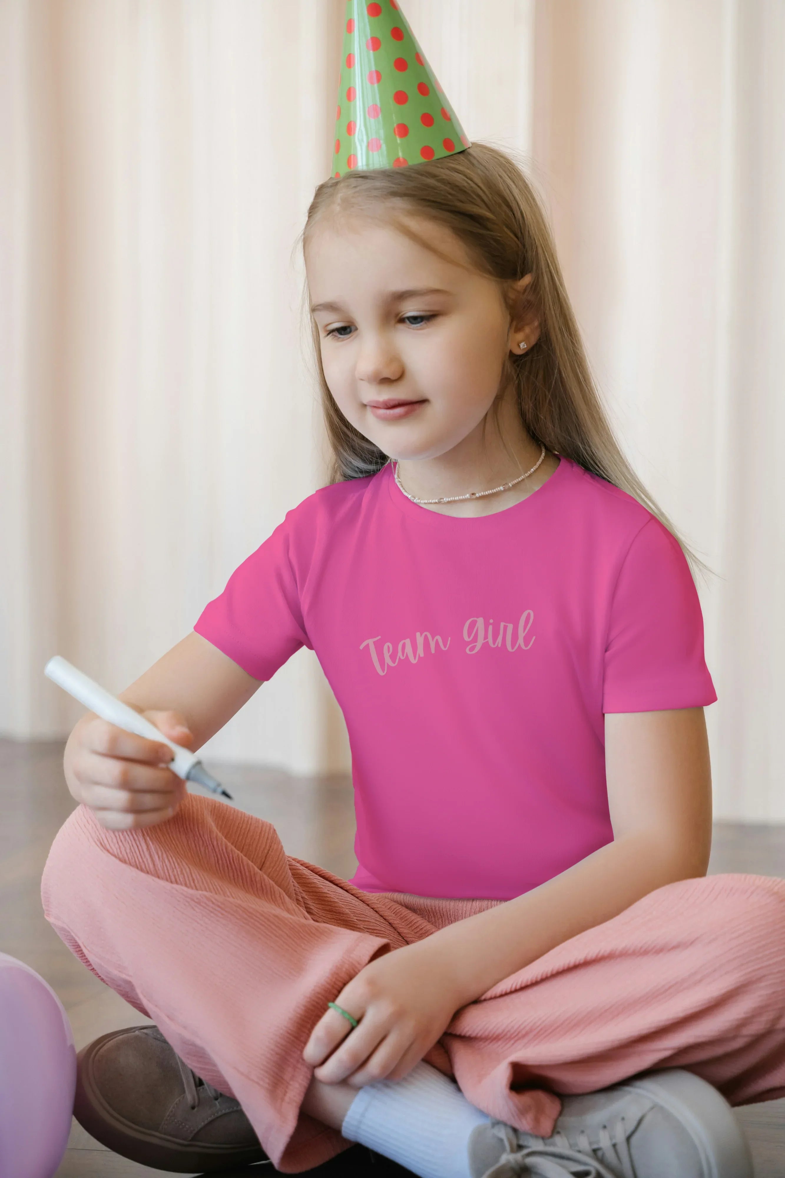 Team Girl Graphic T-Shirt for Girl's - Not So Suttle