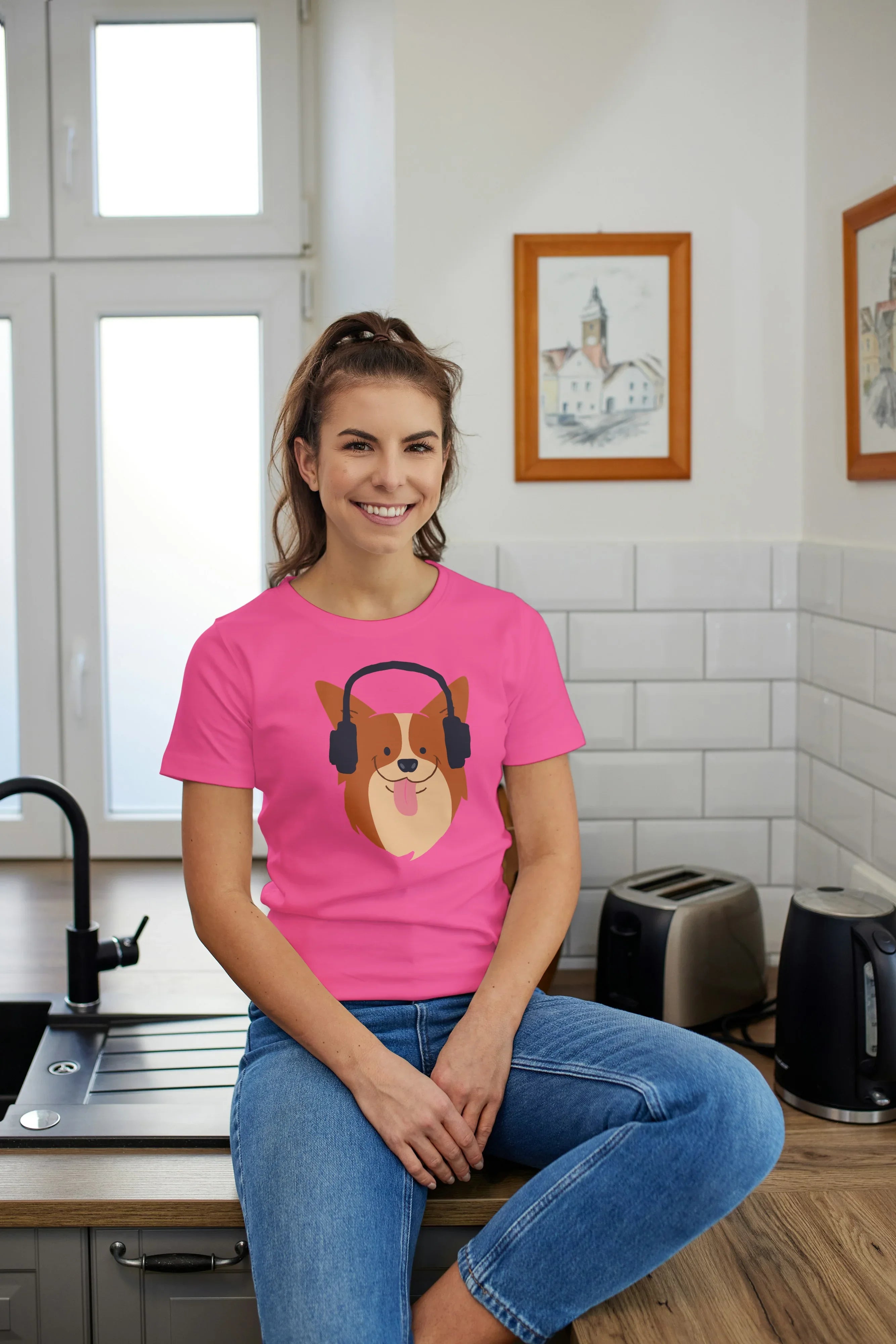 Music Lover Graphic Classic T-Shirt for Women - Not So Suttle