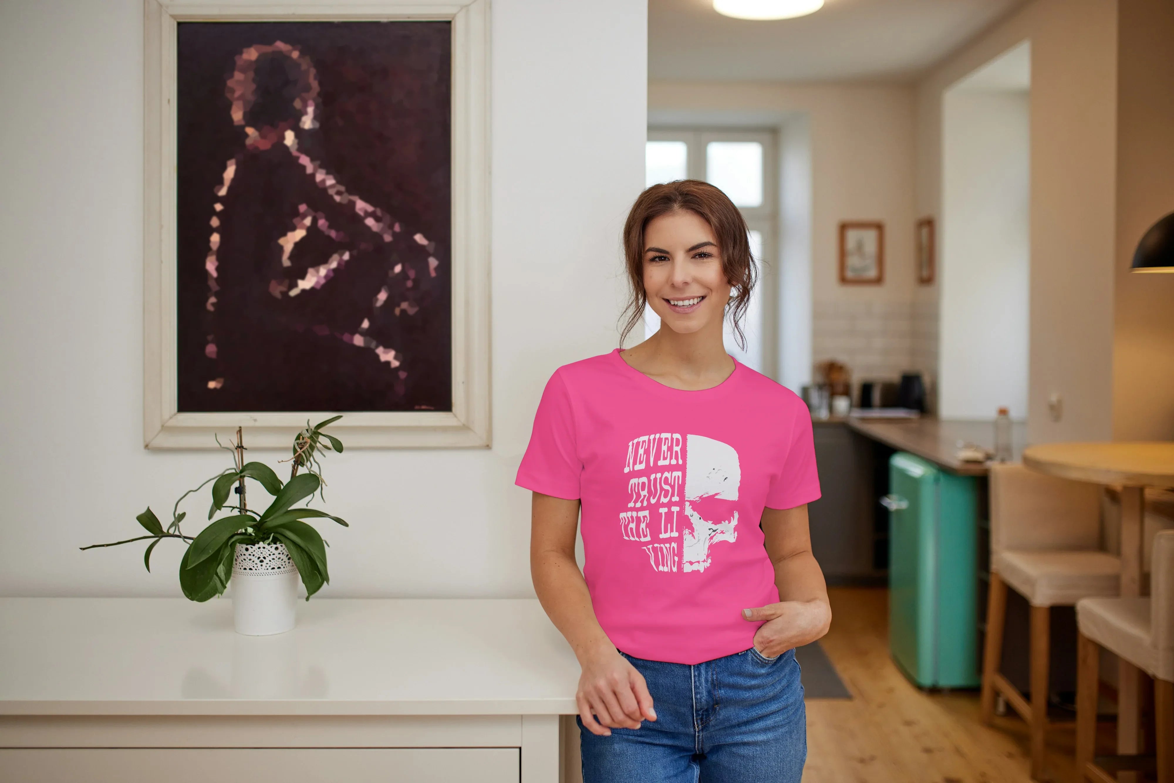 Never Trust the Living Graphic Classic T-Shirt for Women - Not So Suttle