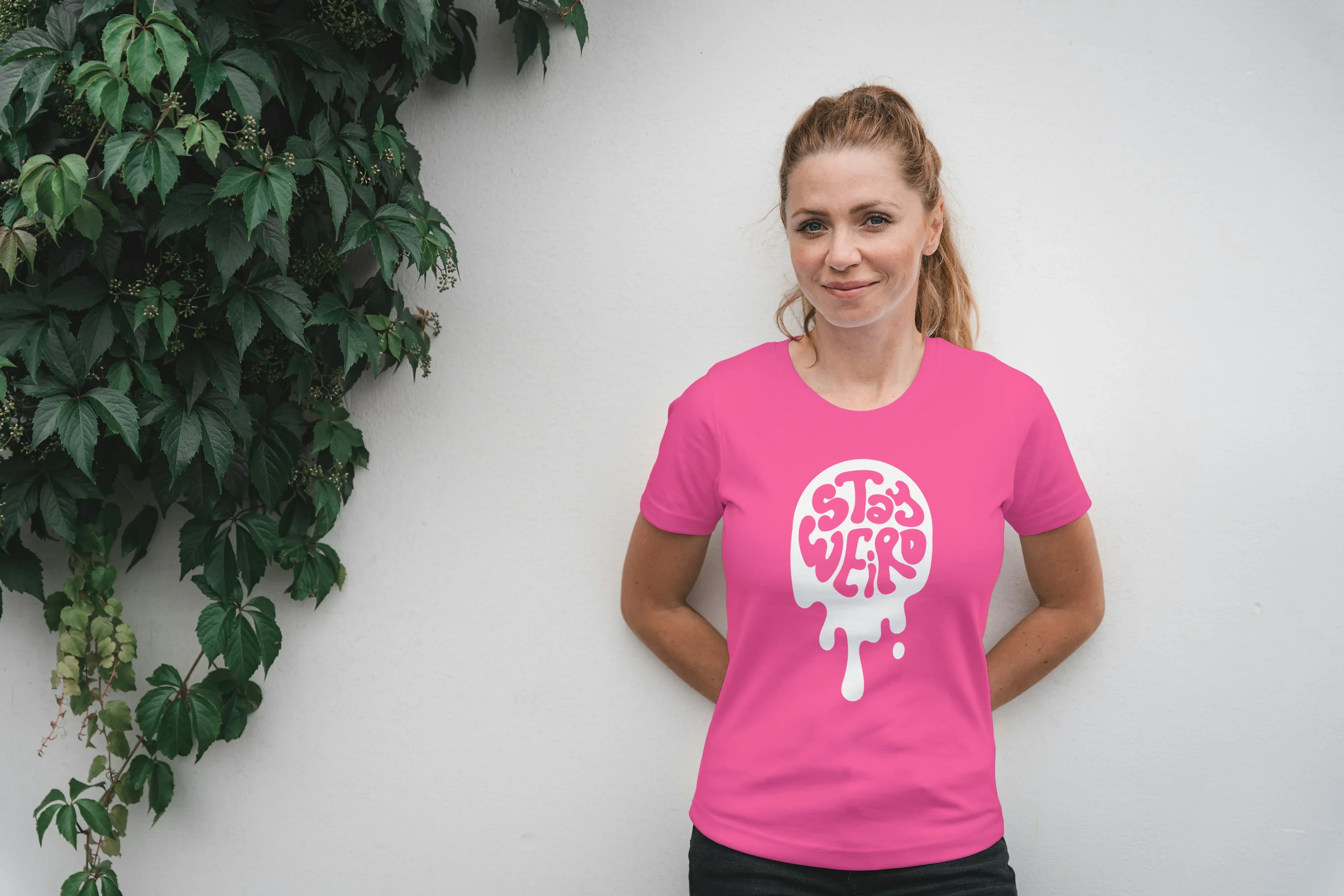 Stay Weird Graphic Classic T-Shirt for Women - Not So Suttle