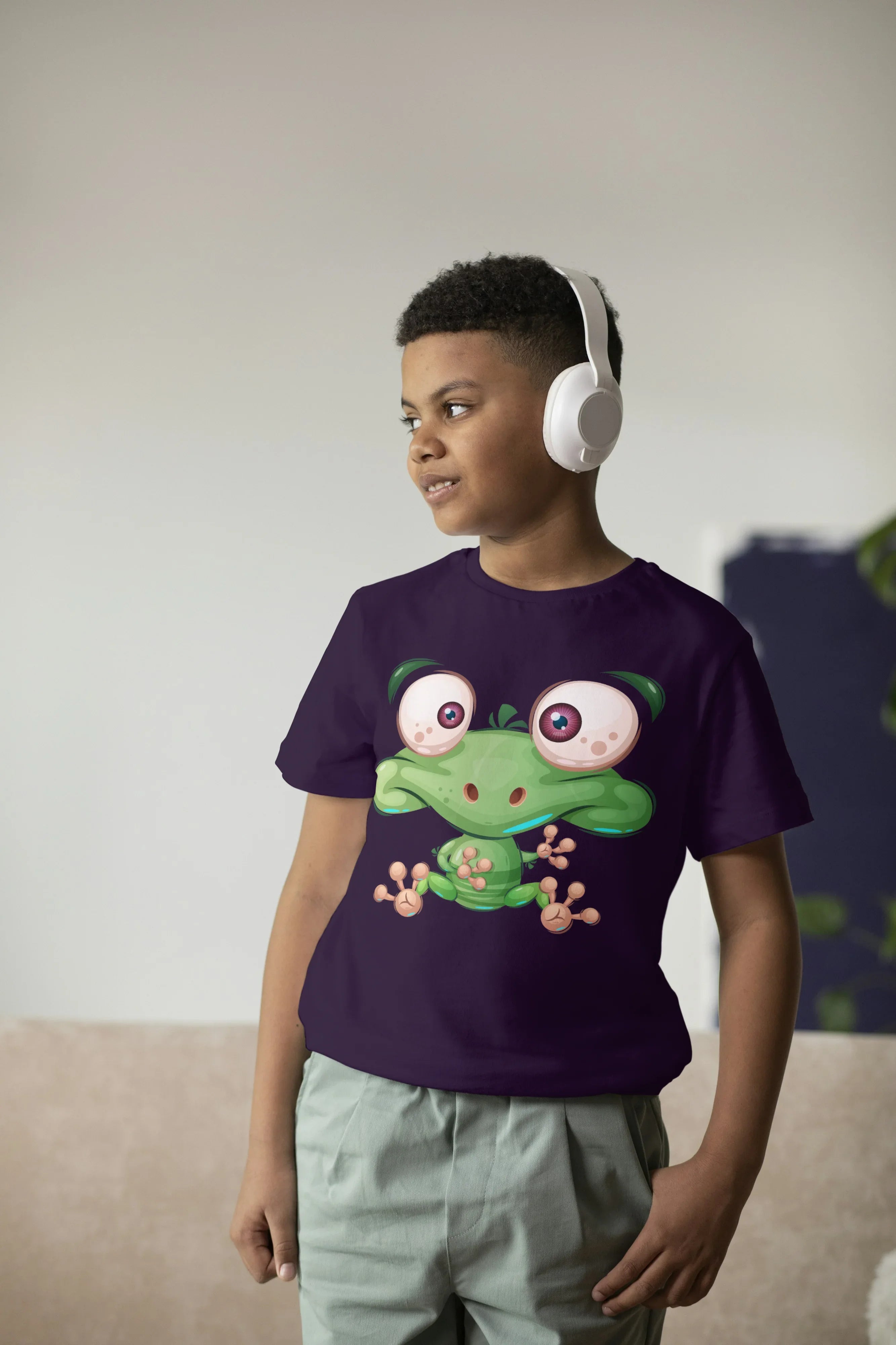 Frog Graphic T-Shirt for Boys - Not So Suttle