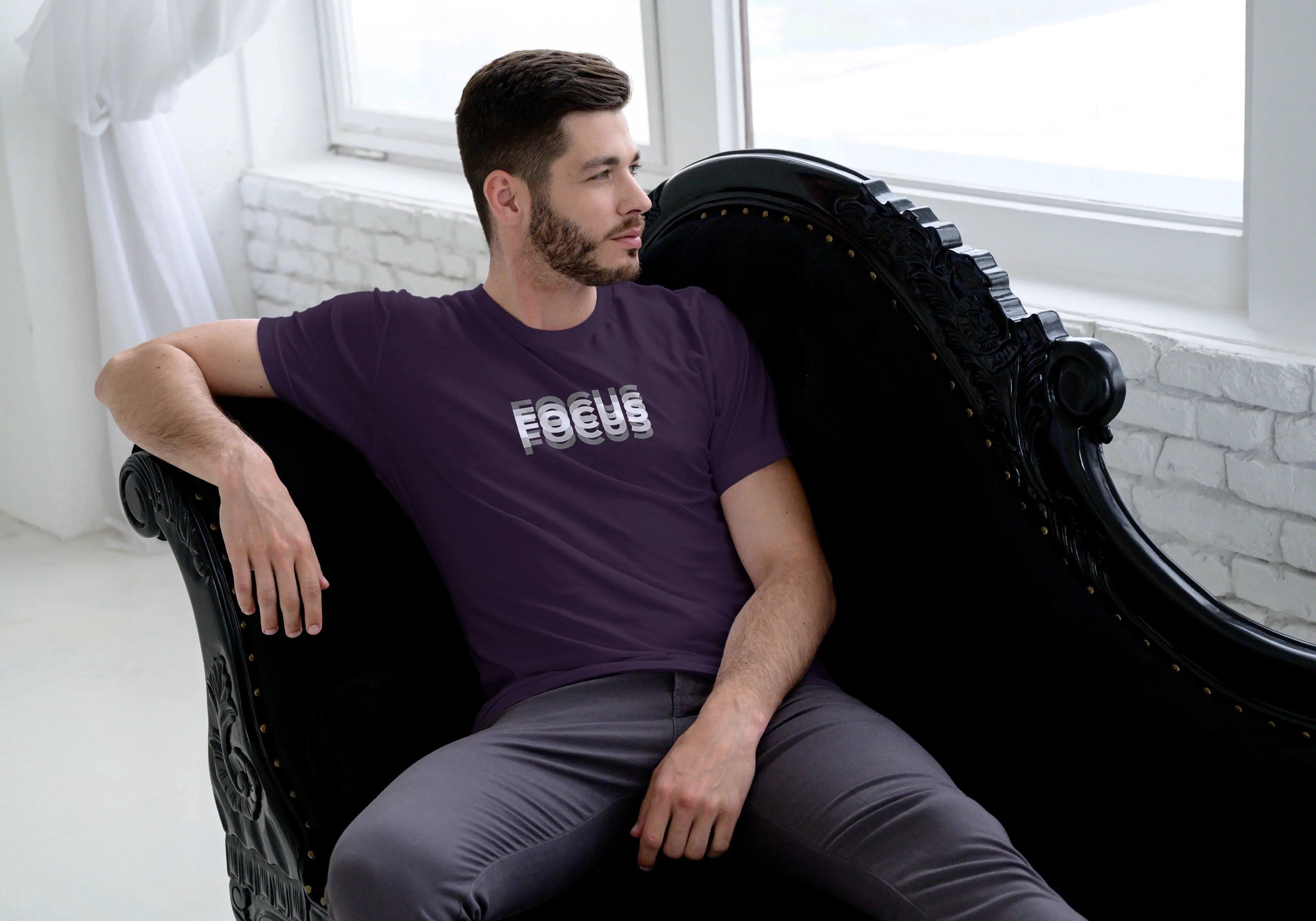 Focus Graphic T-Shirt for Men - Not So Suttle