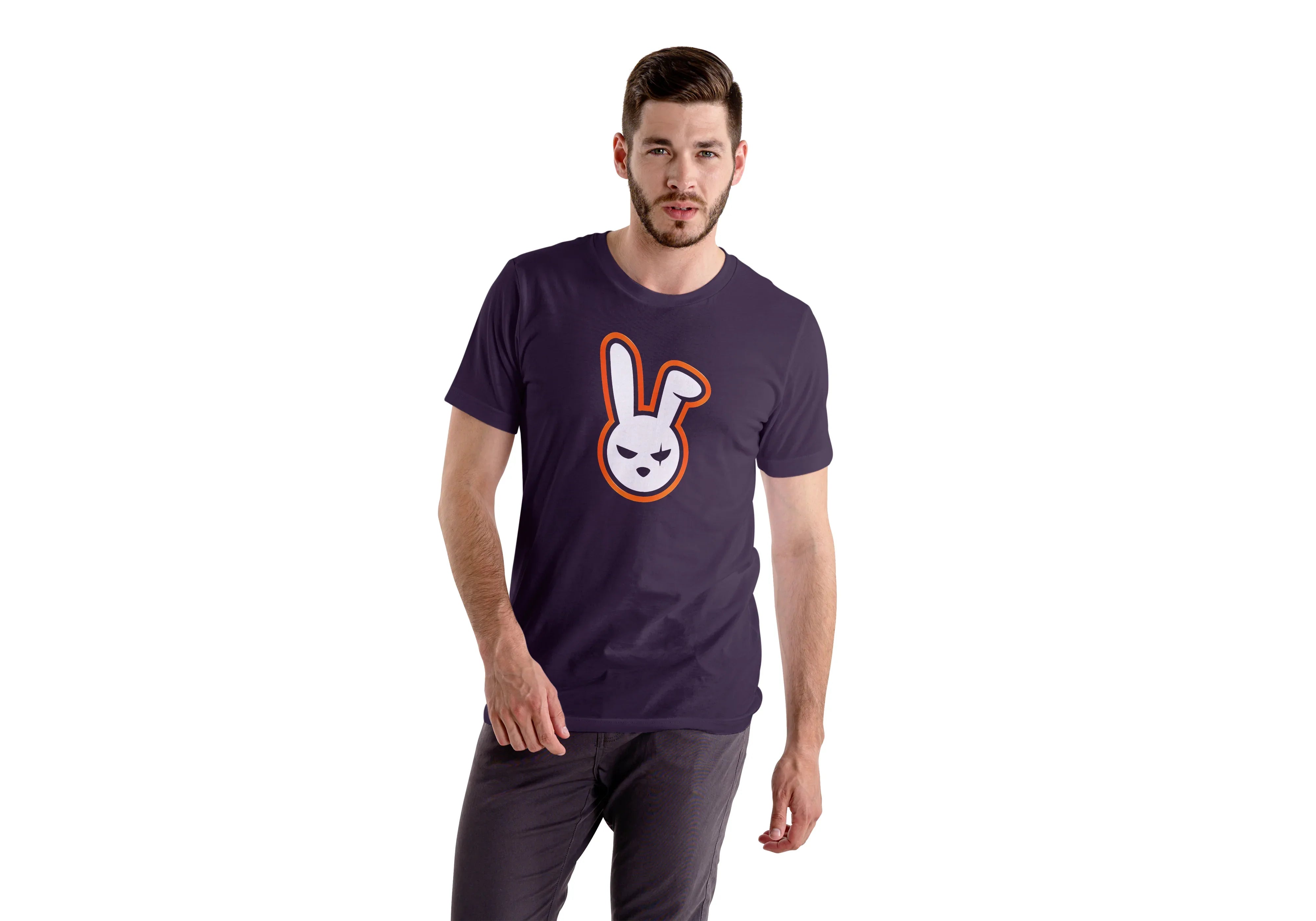 Angry Bunny Graphic T-Shirt for Men - Not So Suttle