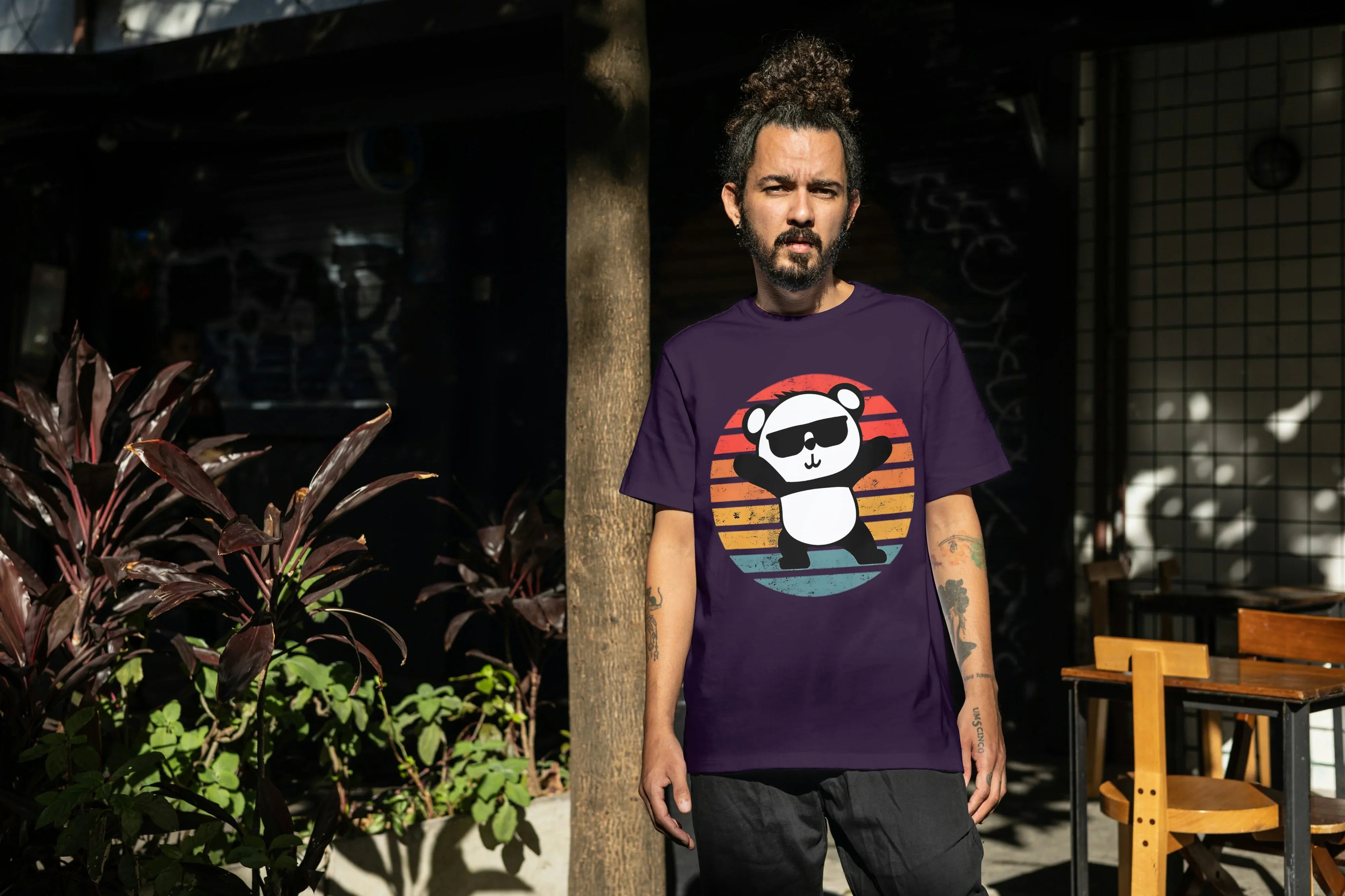 Cool Panda Oversized Classic T-Shirt for Men - Not So Suttle