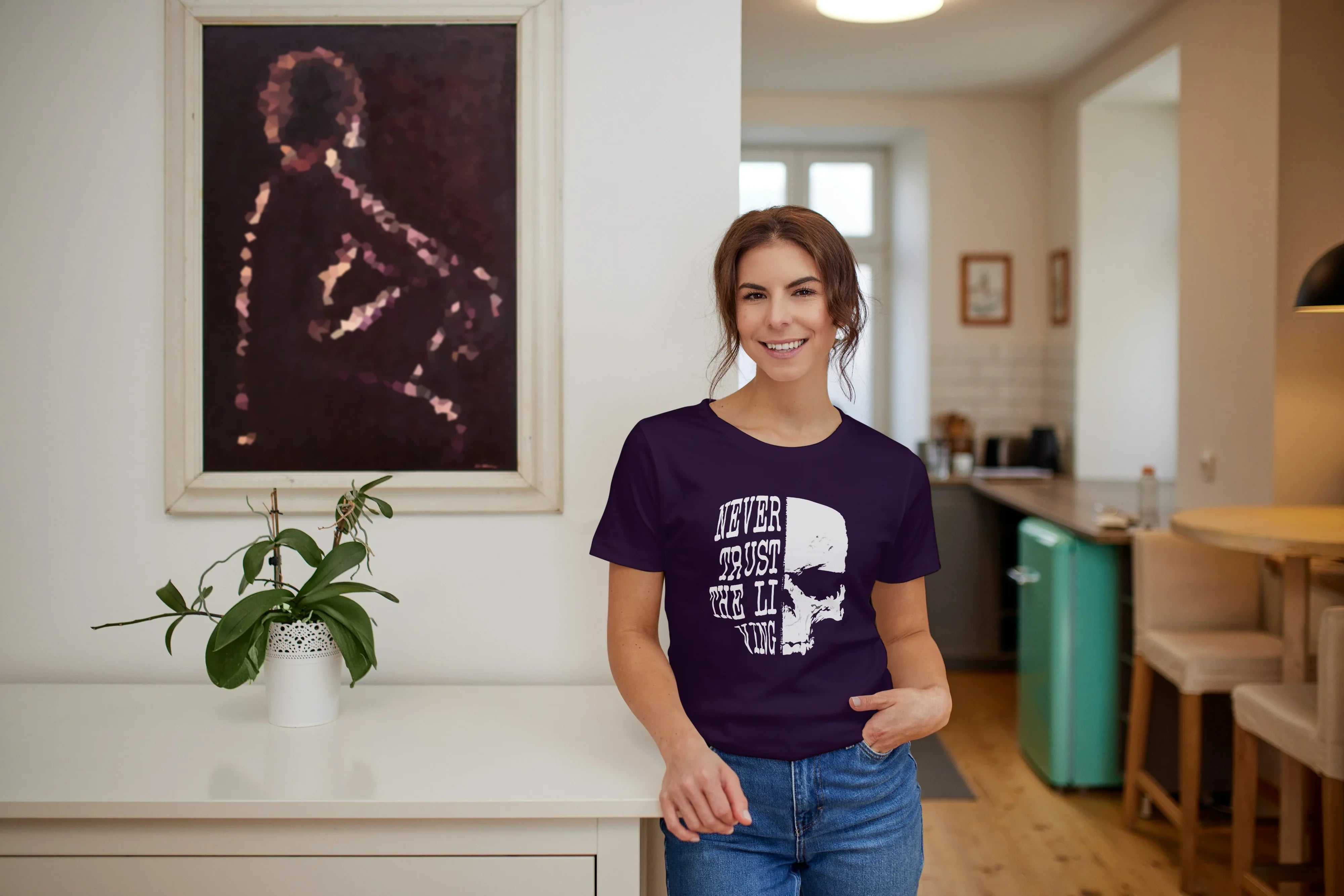 Never Trust the Living Graphic Classic T-Shirt for Women - Not So Suttle