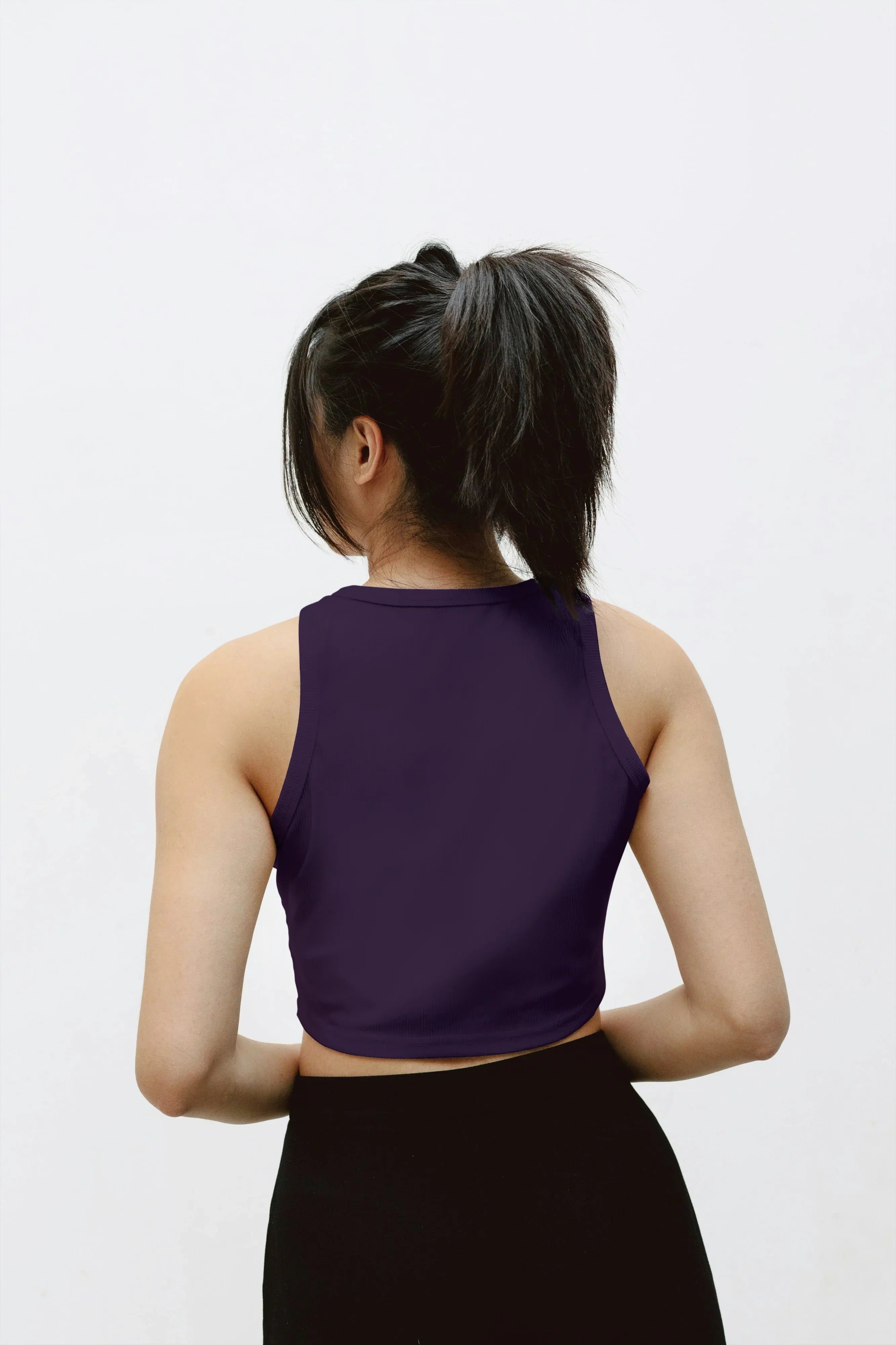 Purple Crop Tank - Not So Suttle