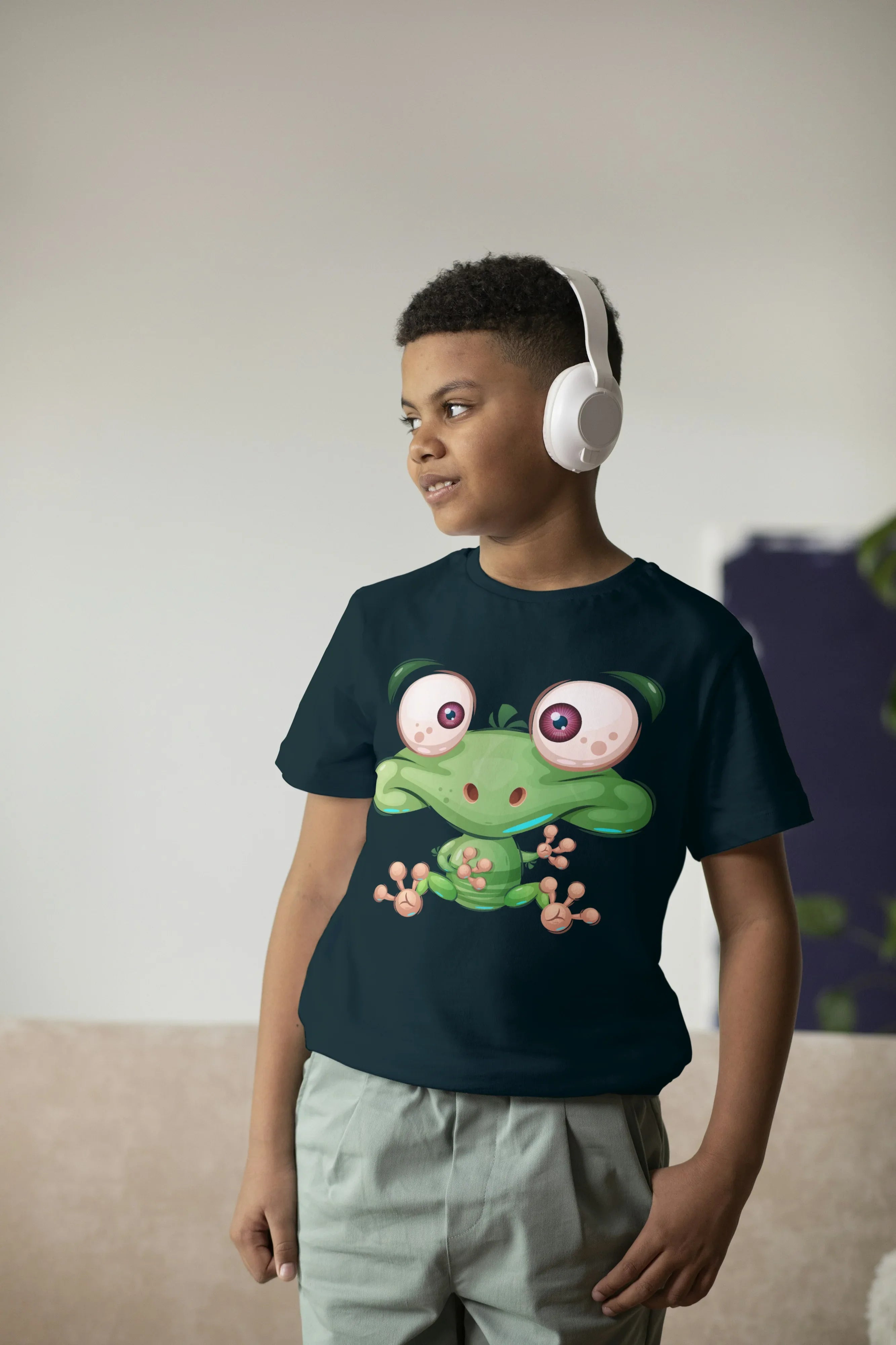 Frog Graphic T-Shirt for Boys - Not So Suttle