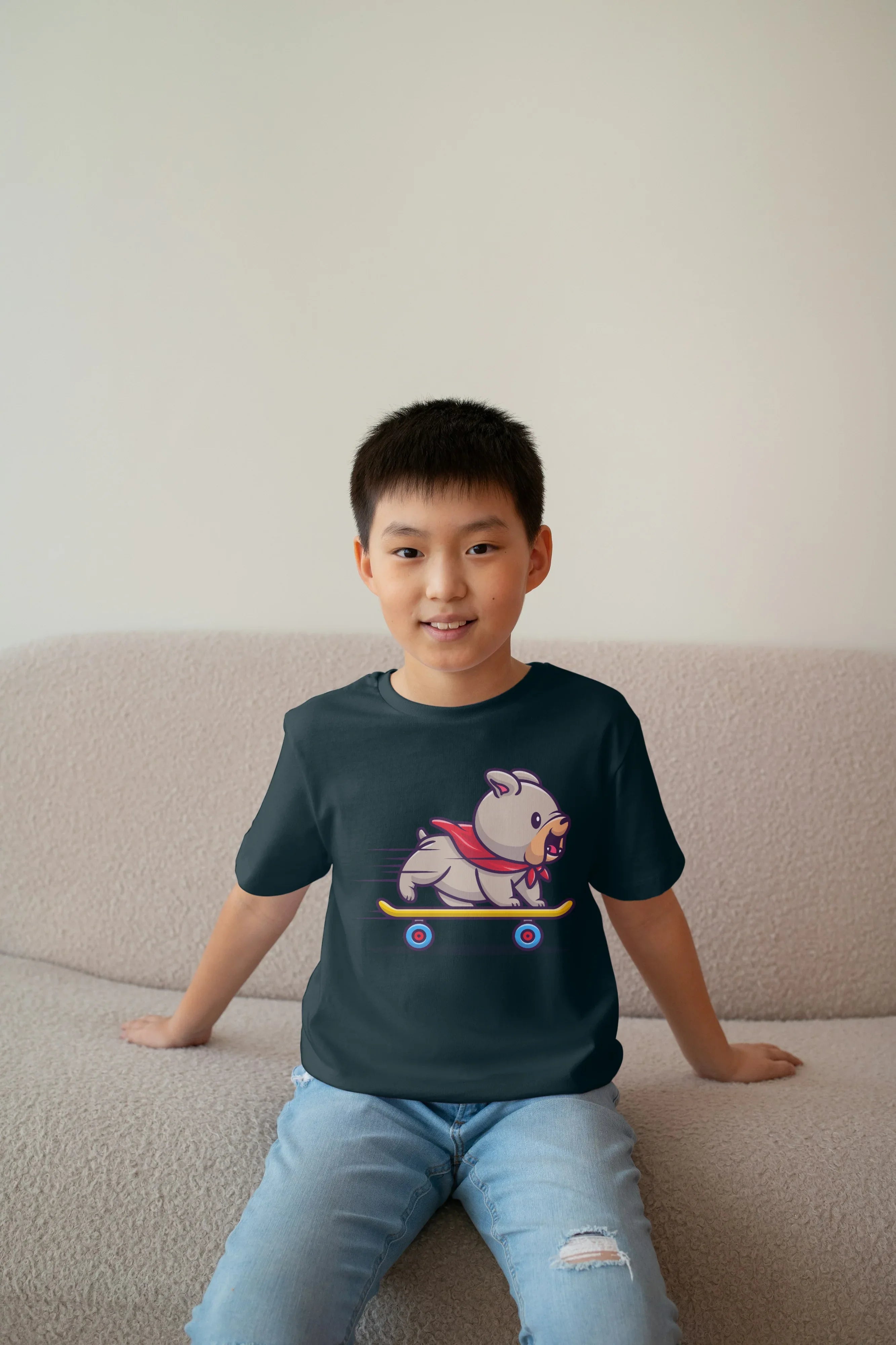 Skate Dog Graphics T-Shirt for Boys - Not So Suttle