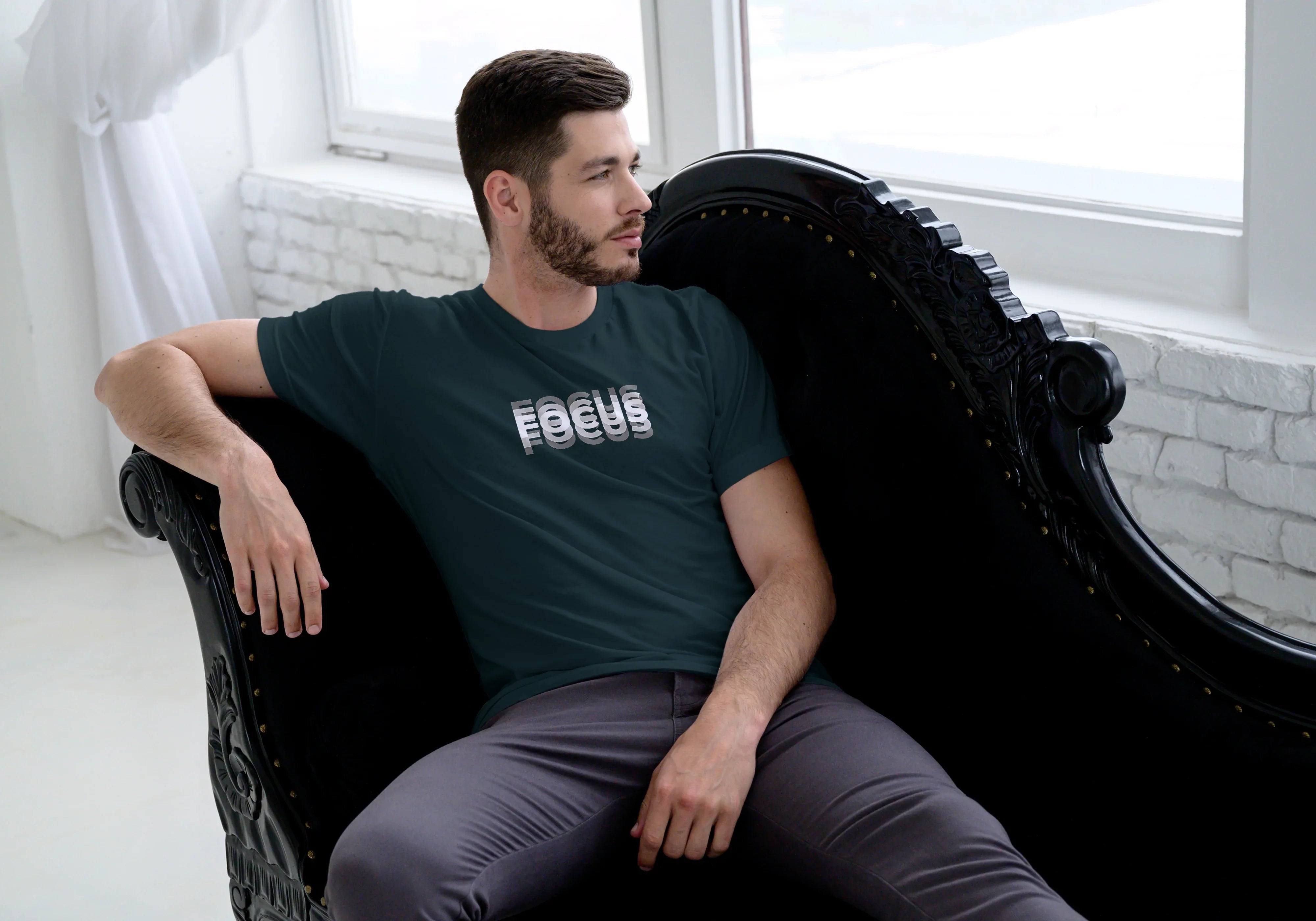 Focus Graphic T-Shirt for Men - Not So Suttle