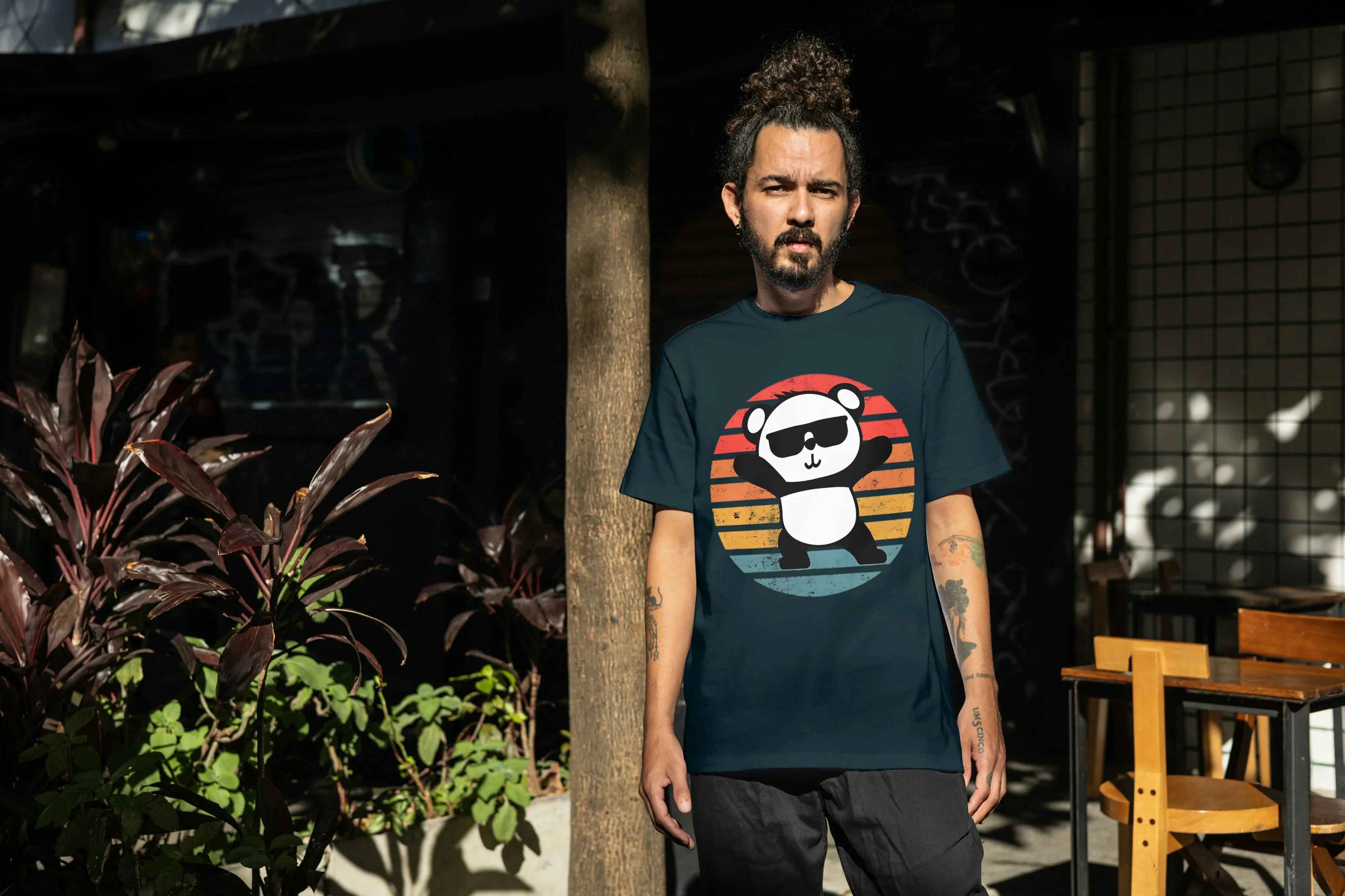 Cool Panda Oversized Classic T-Shirt for Men - Not So Suttle
