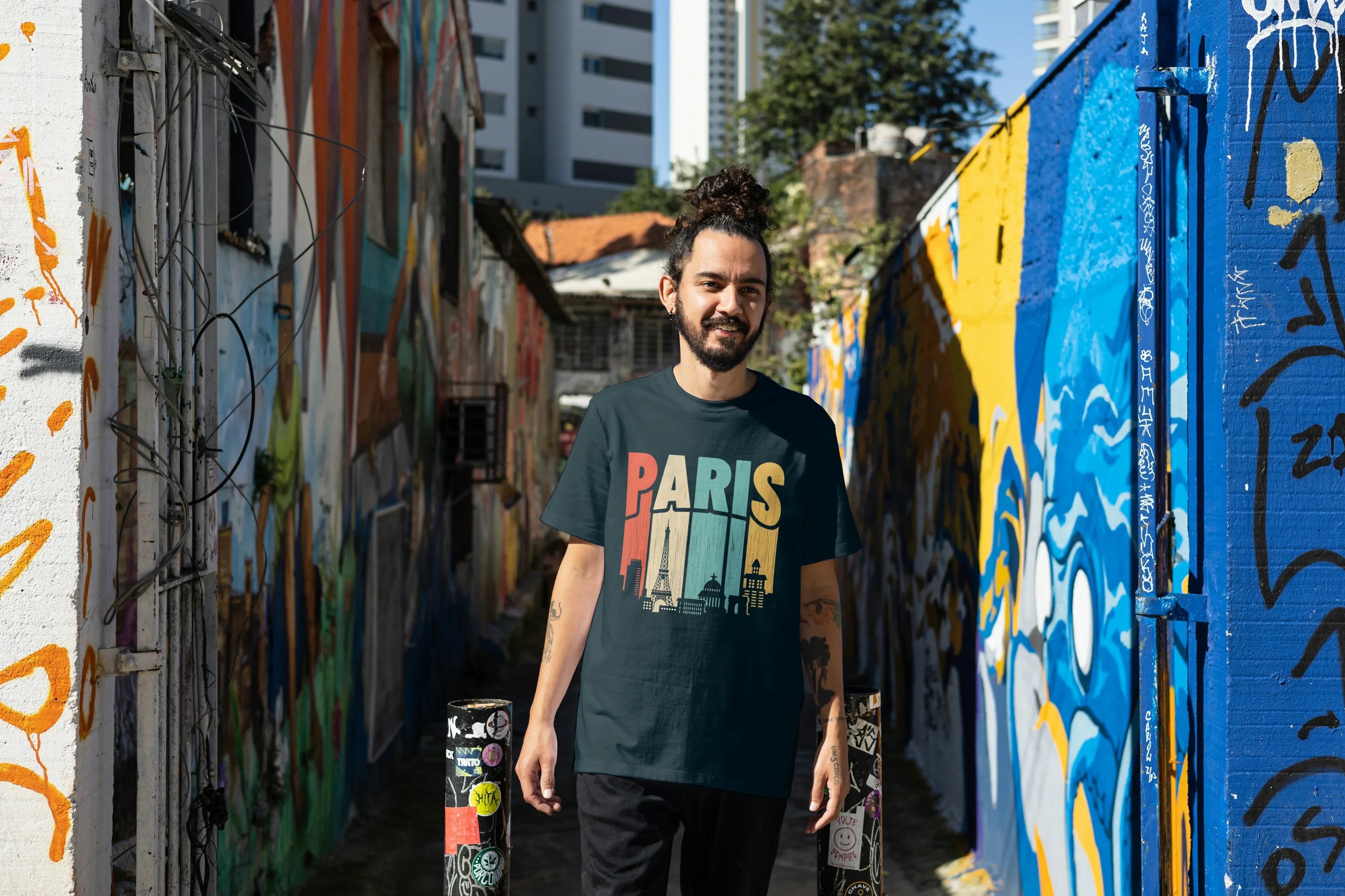 Paris Graphic Oversized Classic T-Shirt for Men - Not So Suttle