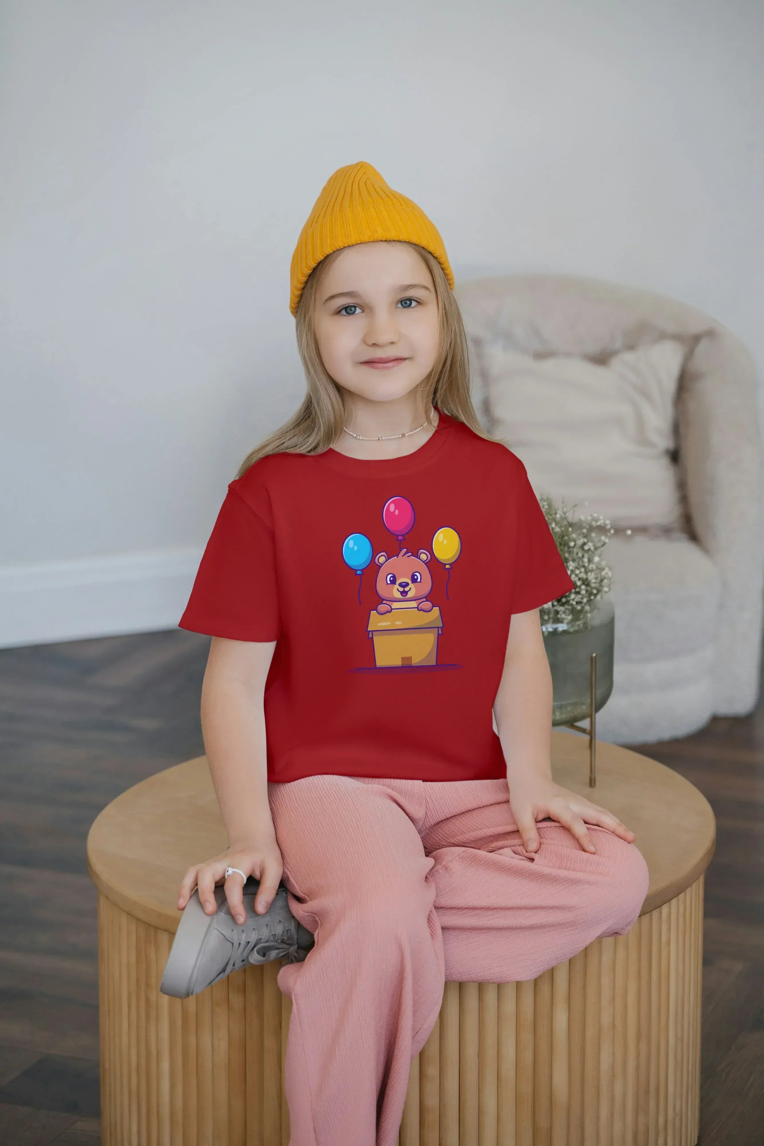 Basket Teddy Graphic T-Shirt for Girl's - Not So Suttle