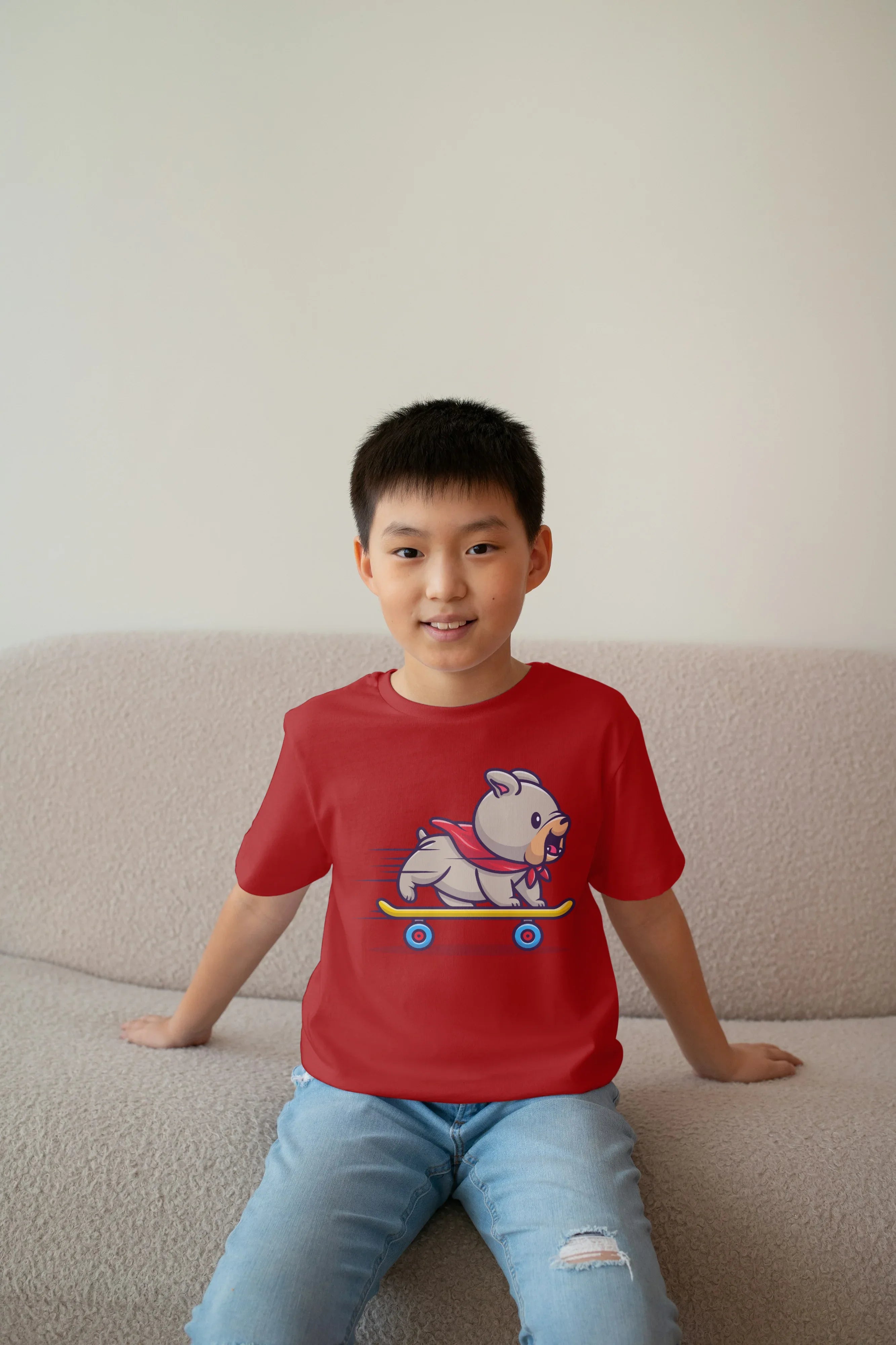 Skate Dog Graphics T-Shirt for Boys - Not So Suttle