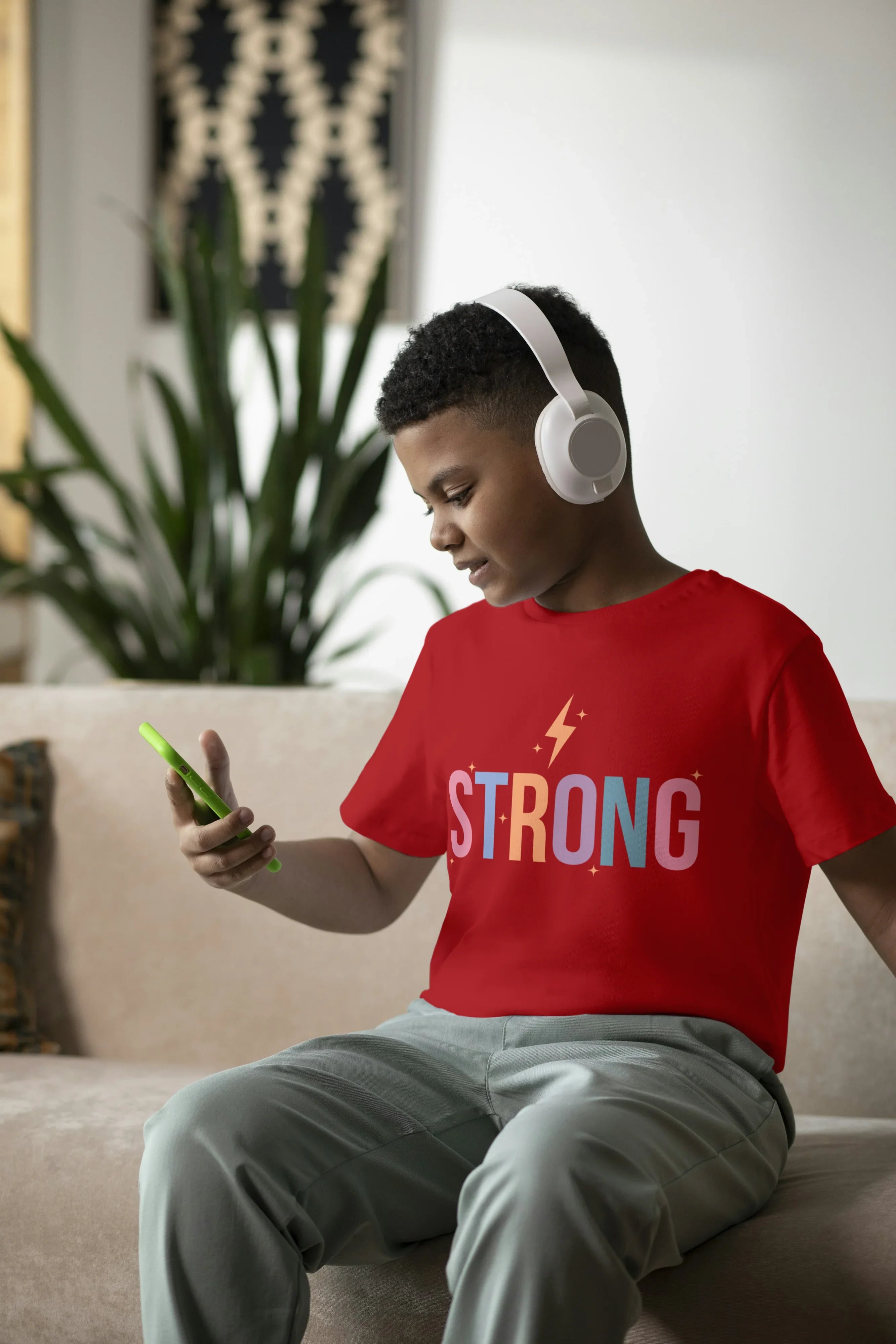 Strong Graphics T-Shirt for Boys - Not So Suttle