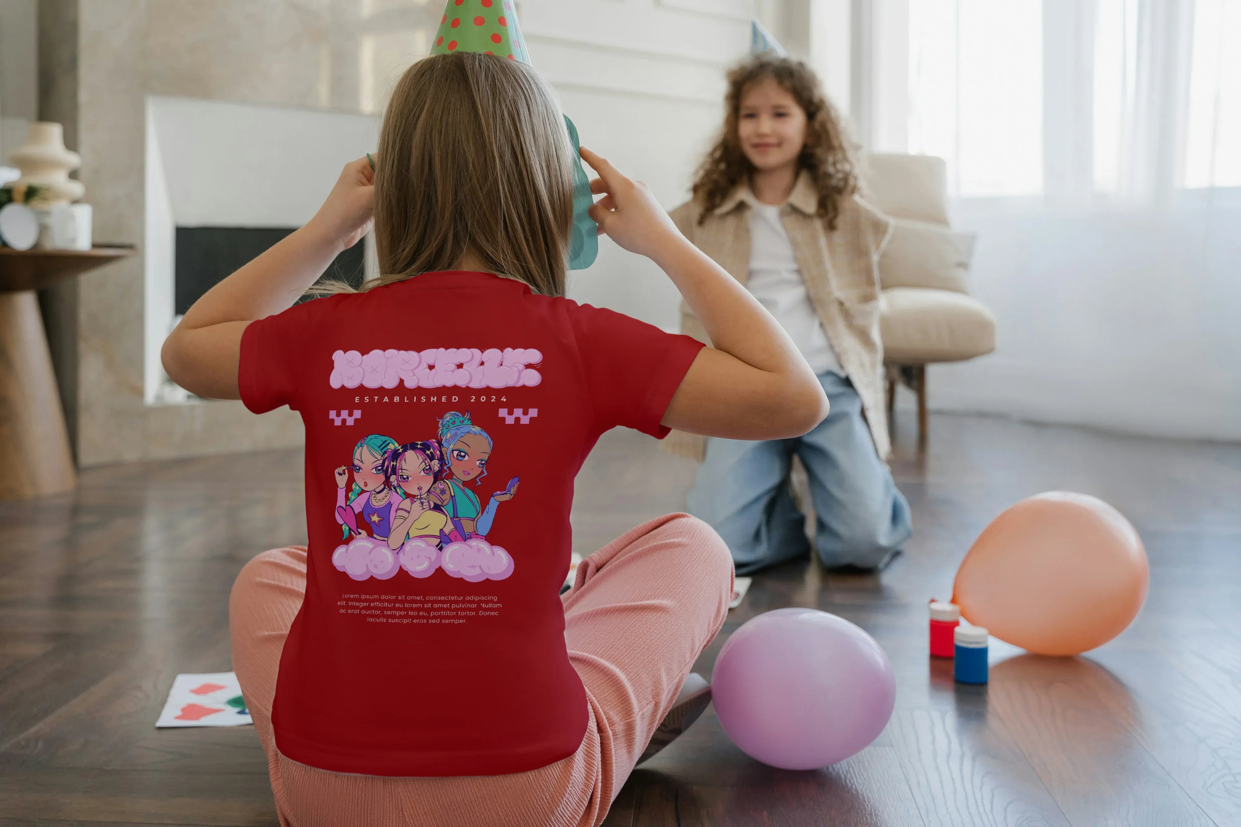 Boroelle Graphic T-Shirt for Girl's - Not So Suttle